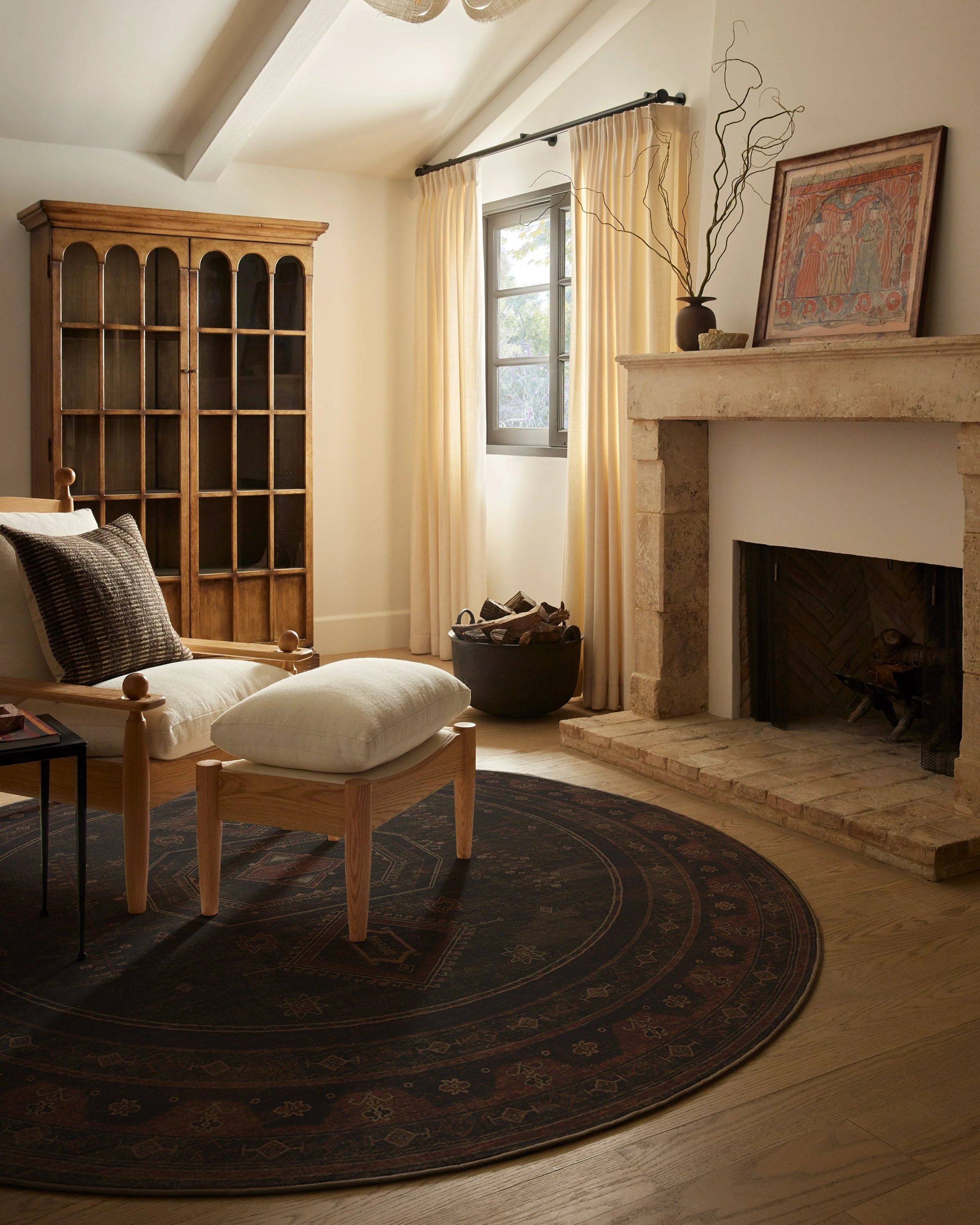 Shira Bordeaux Flatwoven Rug - Image 7