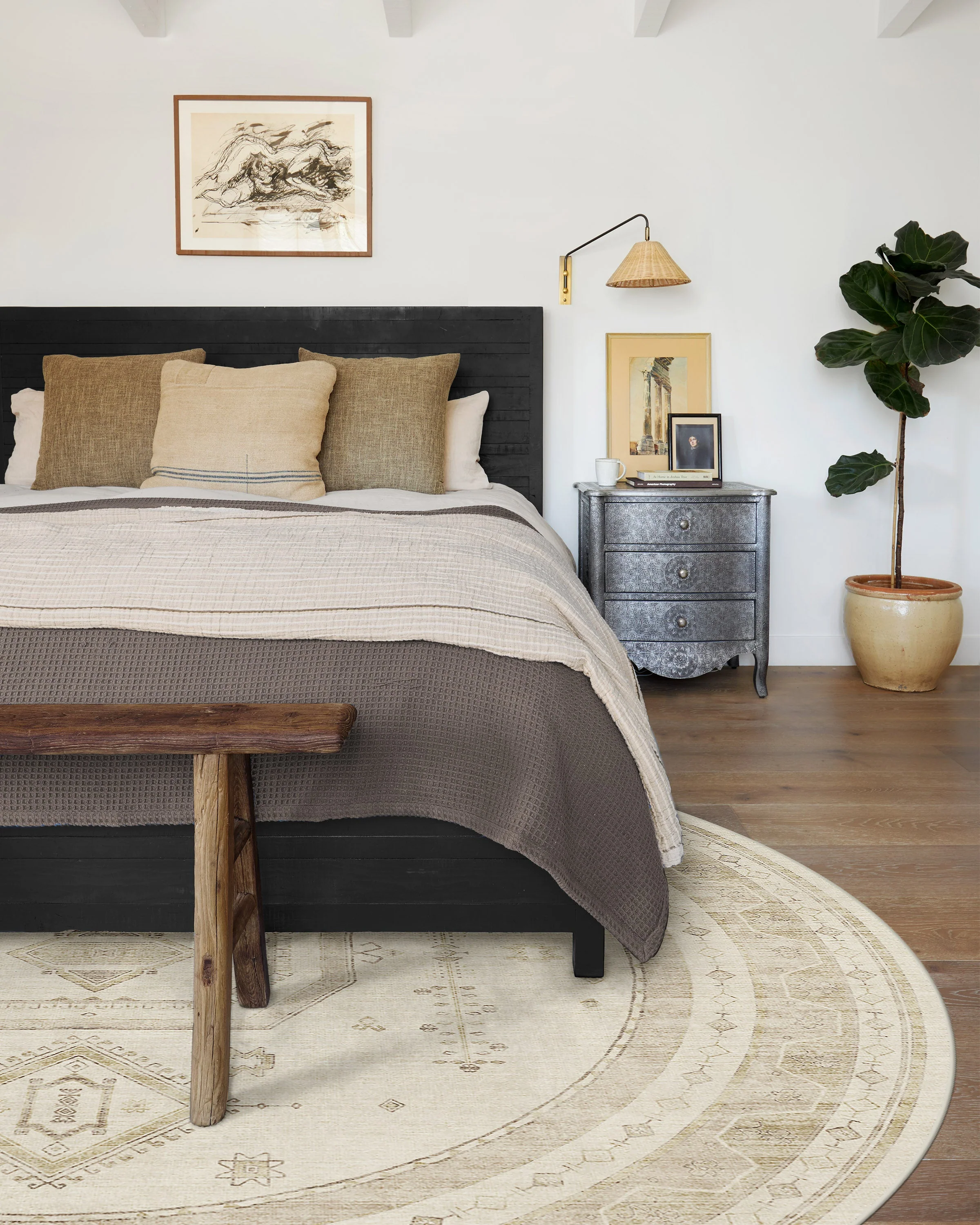 Shira Ivory & Natural Flatwoven Rug - Image 7