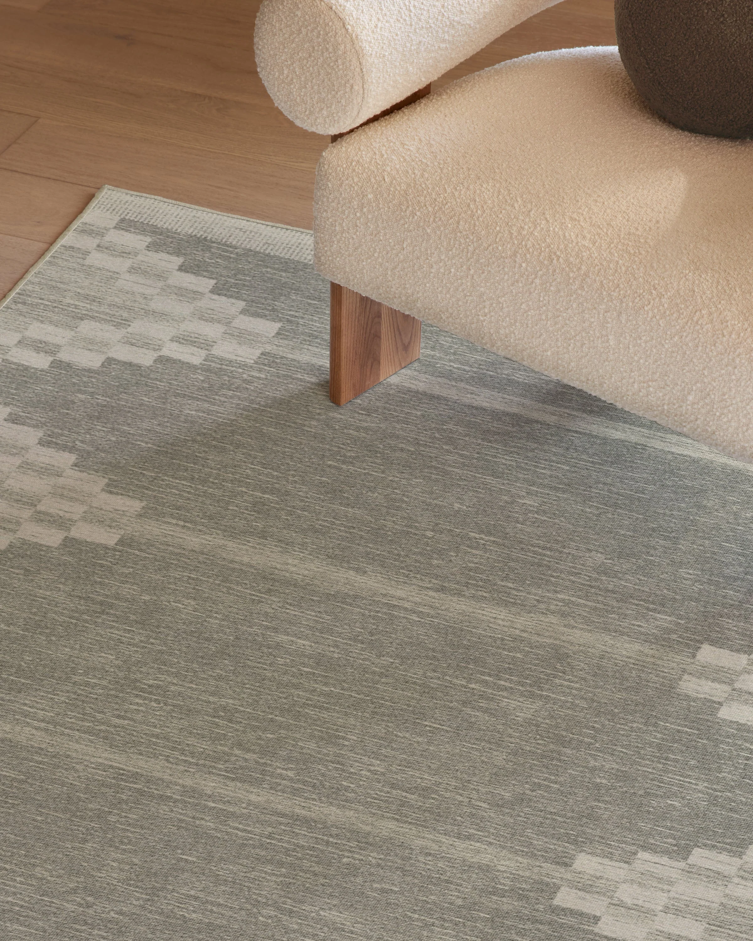 Sloane Grey Flatwoven Rug - Image 3