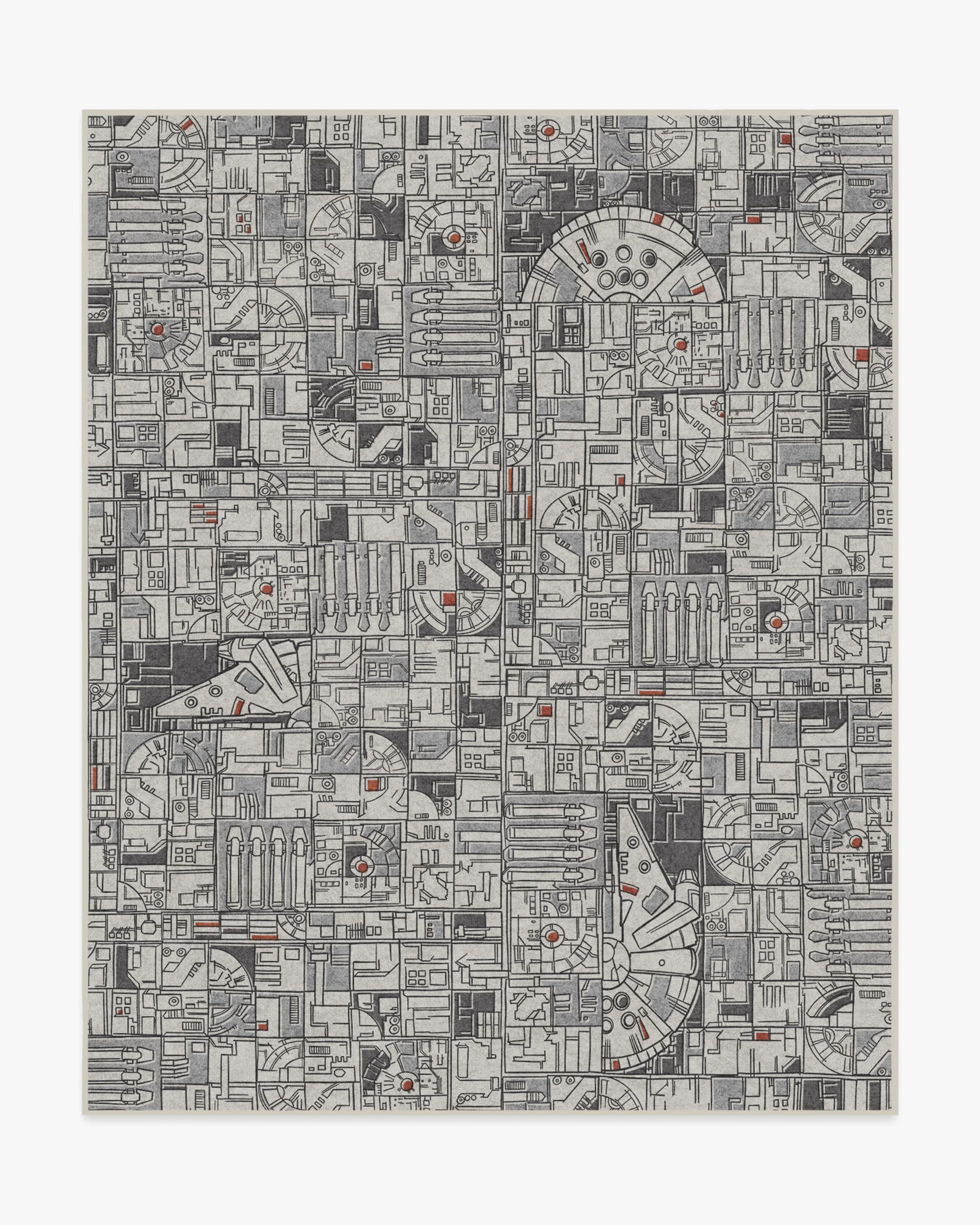 Smugglers Geo Grey Flatwoven Rug - Image 10