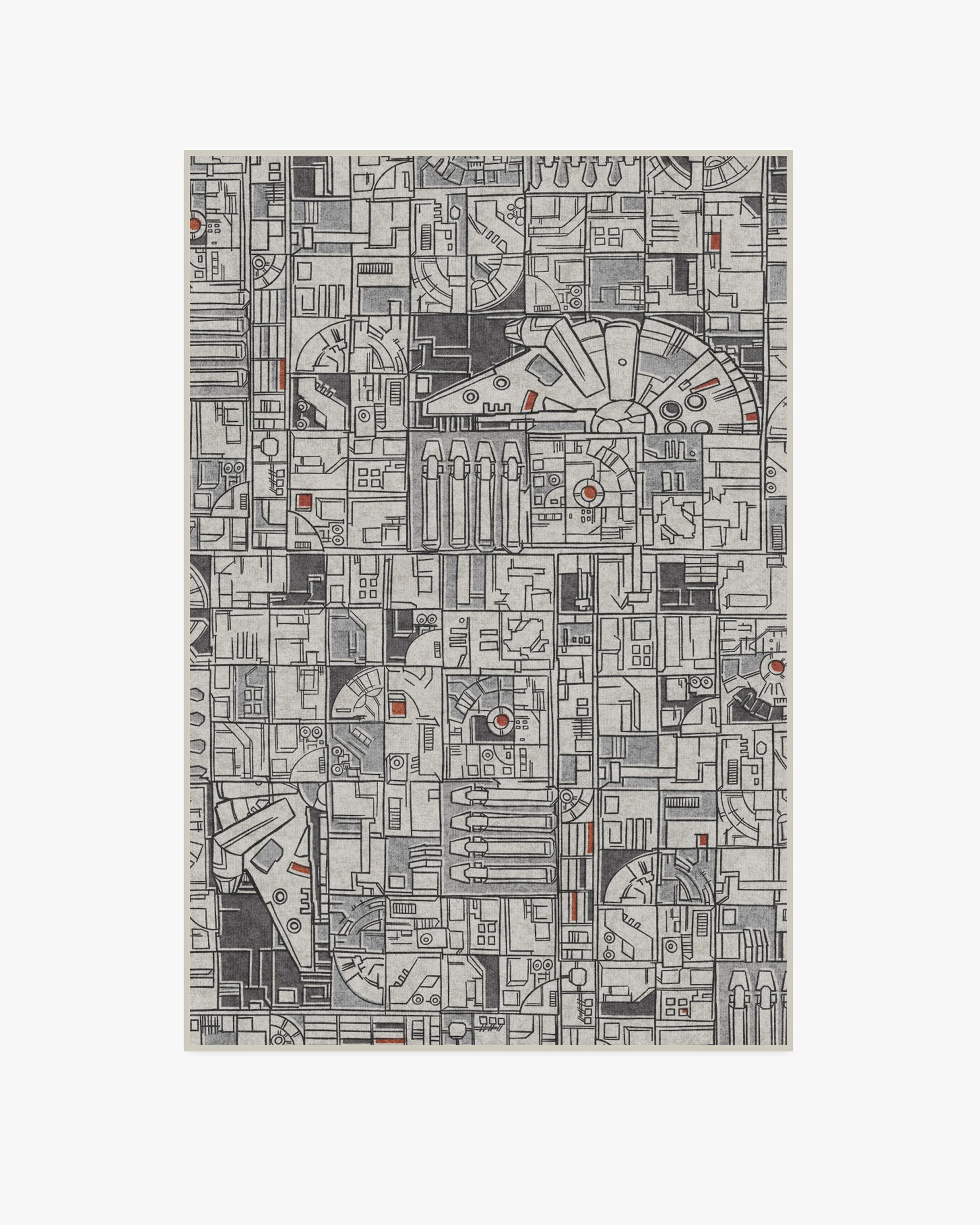 Smugglers Geo Grey Flatwoven Rug - Image 13