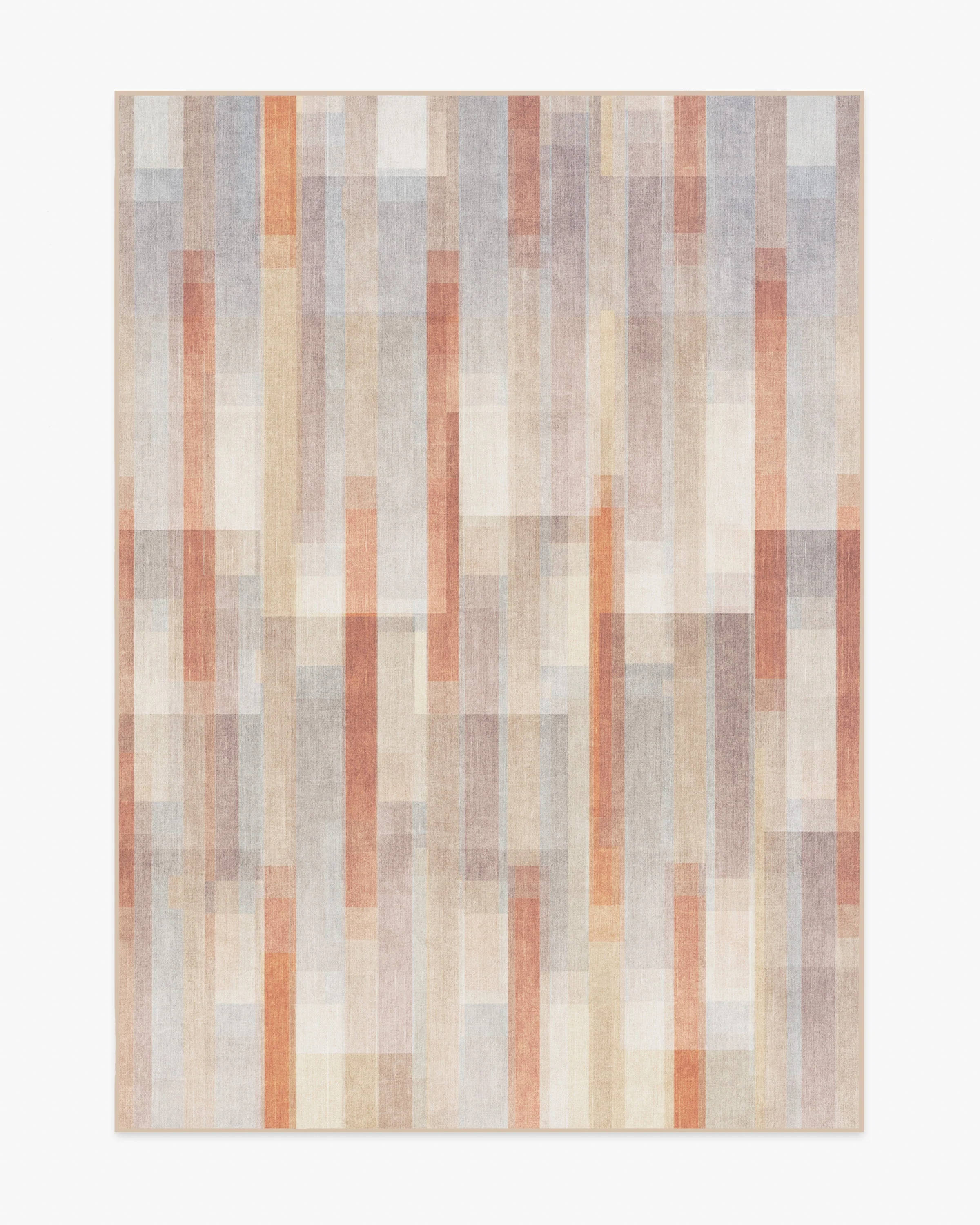 Solar Drift Rust & Grey Rug