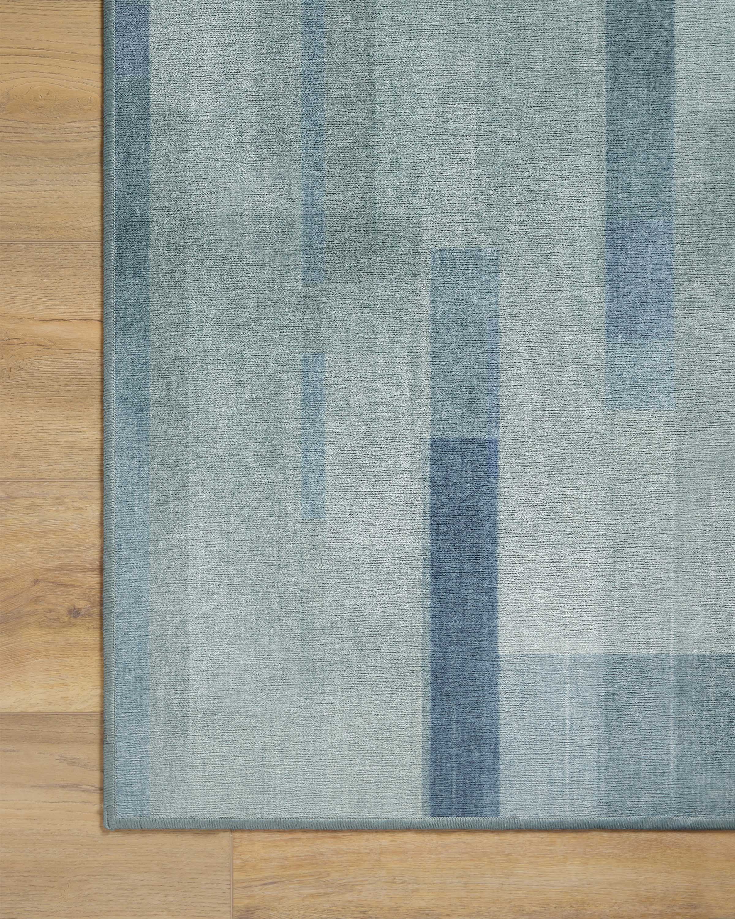 Solar Drift Solar Blue Flatwoven Rug - Image 14