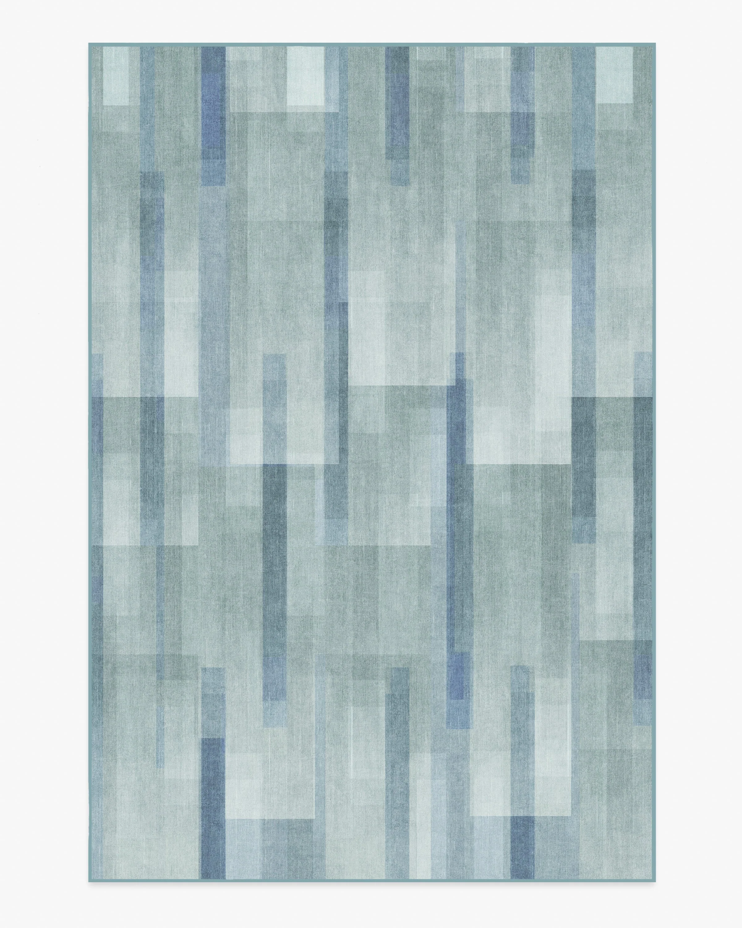 Solar Drift Silver Blue Rug - Image 5