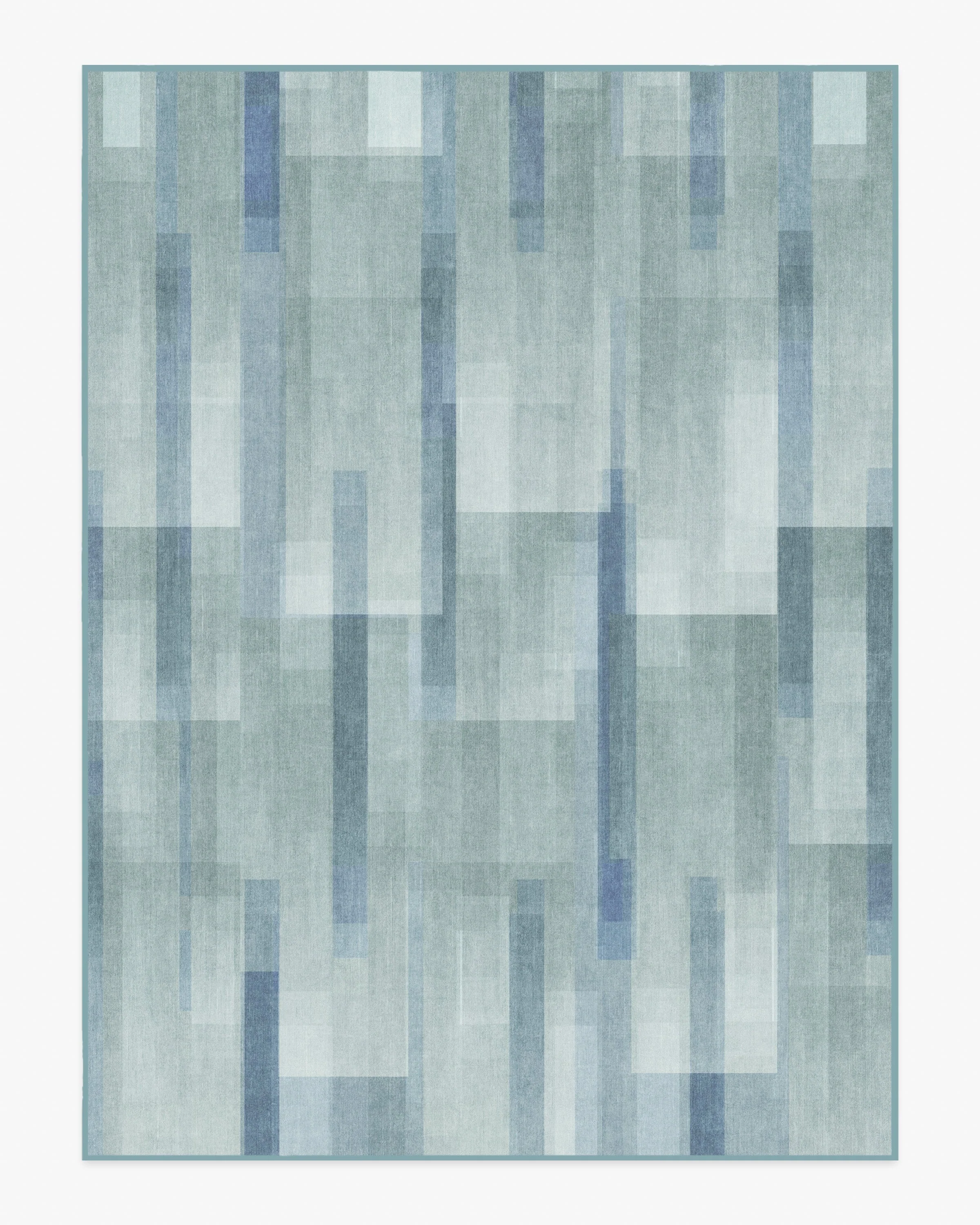 Solar Drift Silver Blue Rug - Image 7