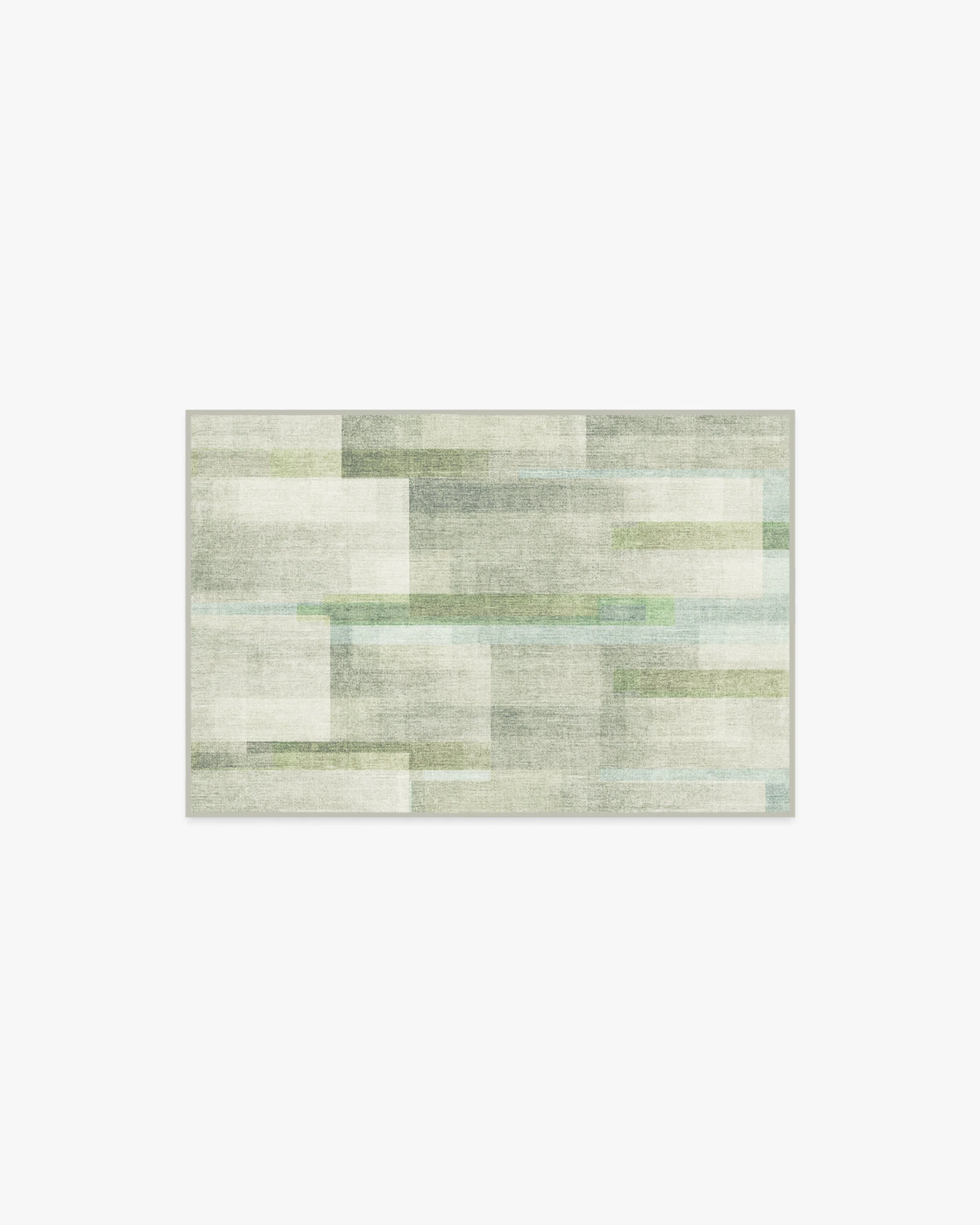 Solar Drift Silver Green Flatwoven Rug - Image 2