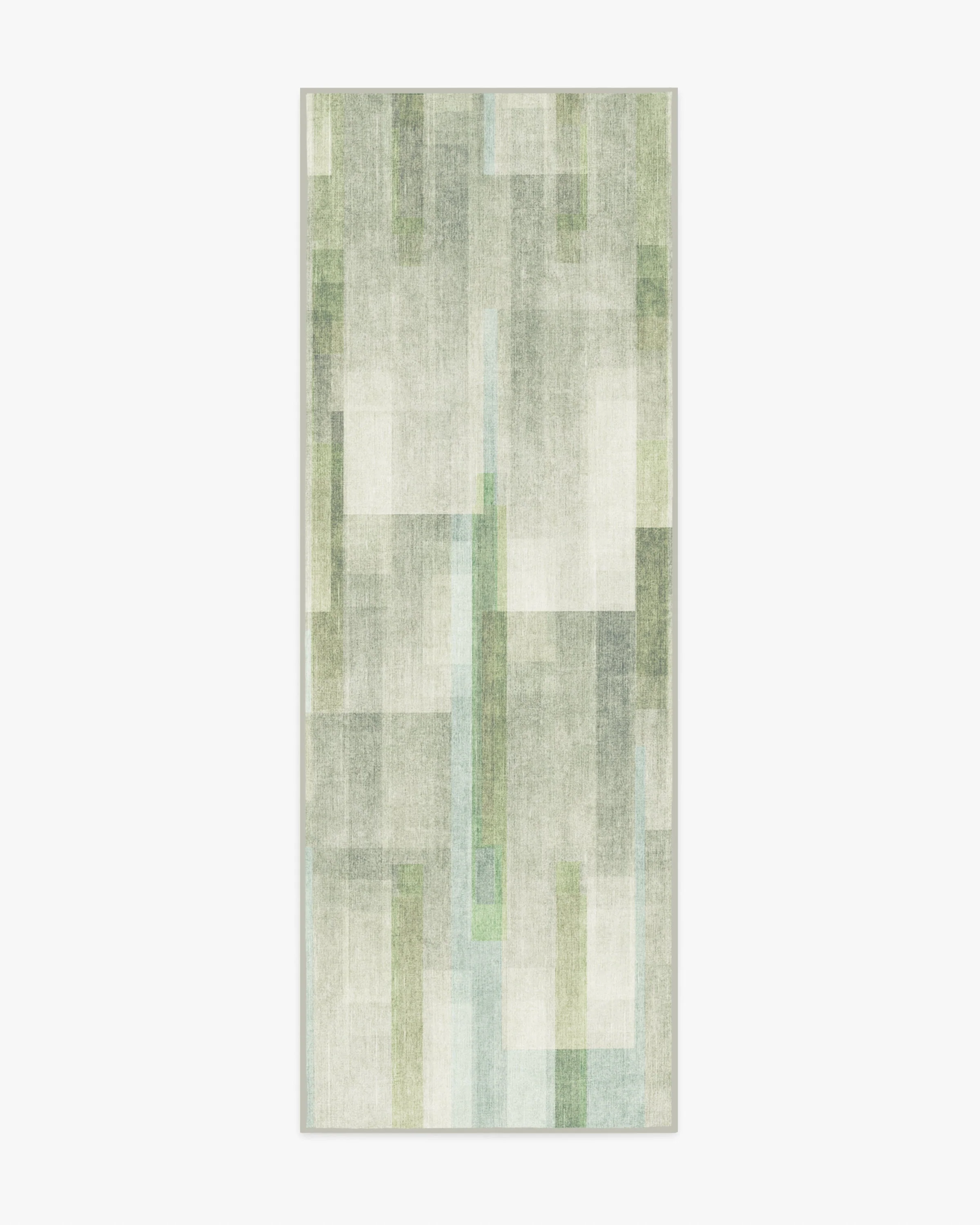 Solar Drift Silver Green Rug - Image 3