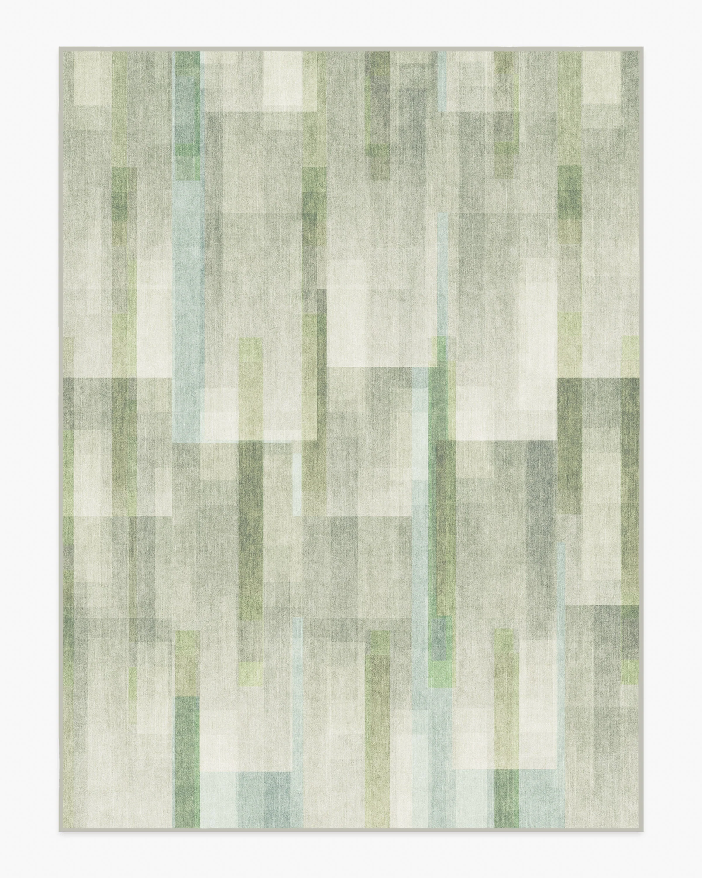 Solar Drift Silver Green Rug - Image 7