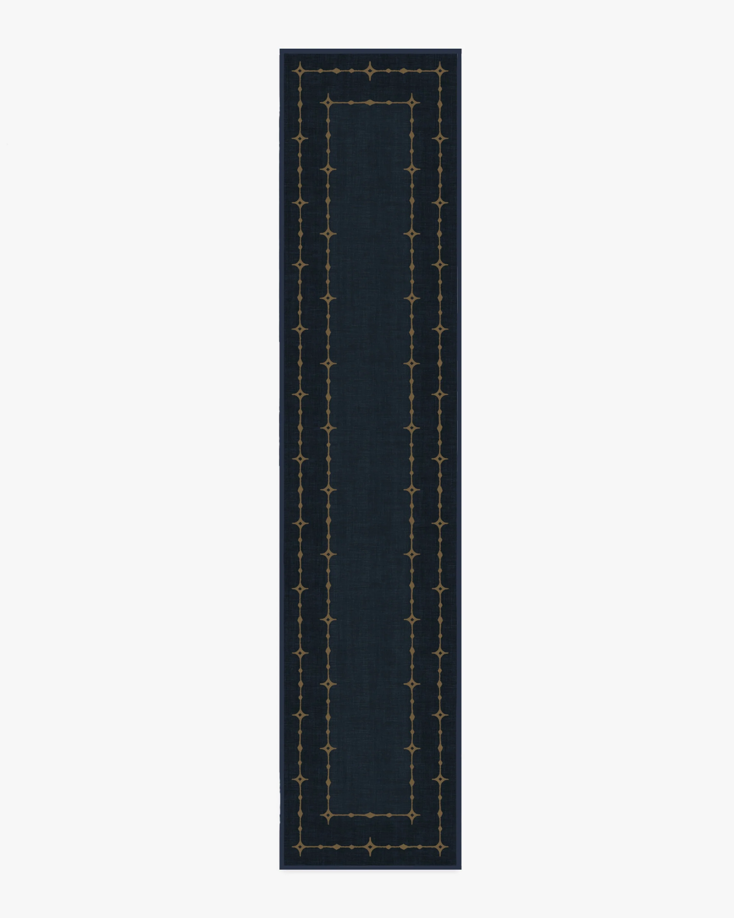 Sparkle Border Dark Navy Flatwoven Rug - Image 11