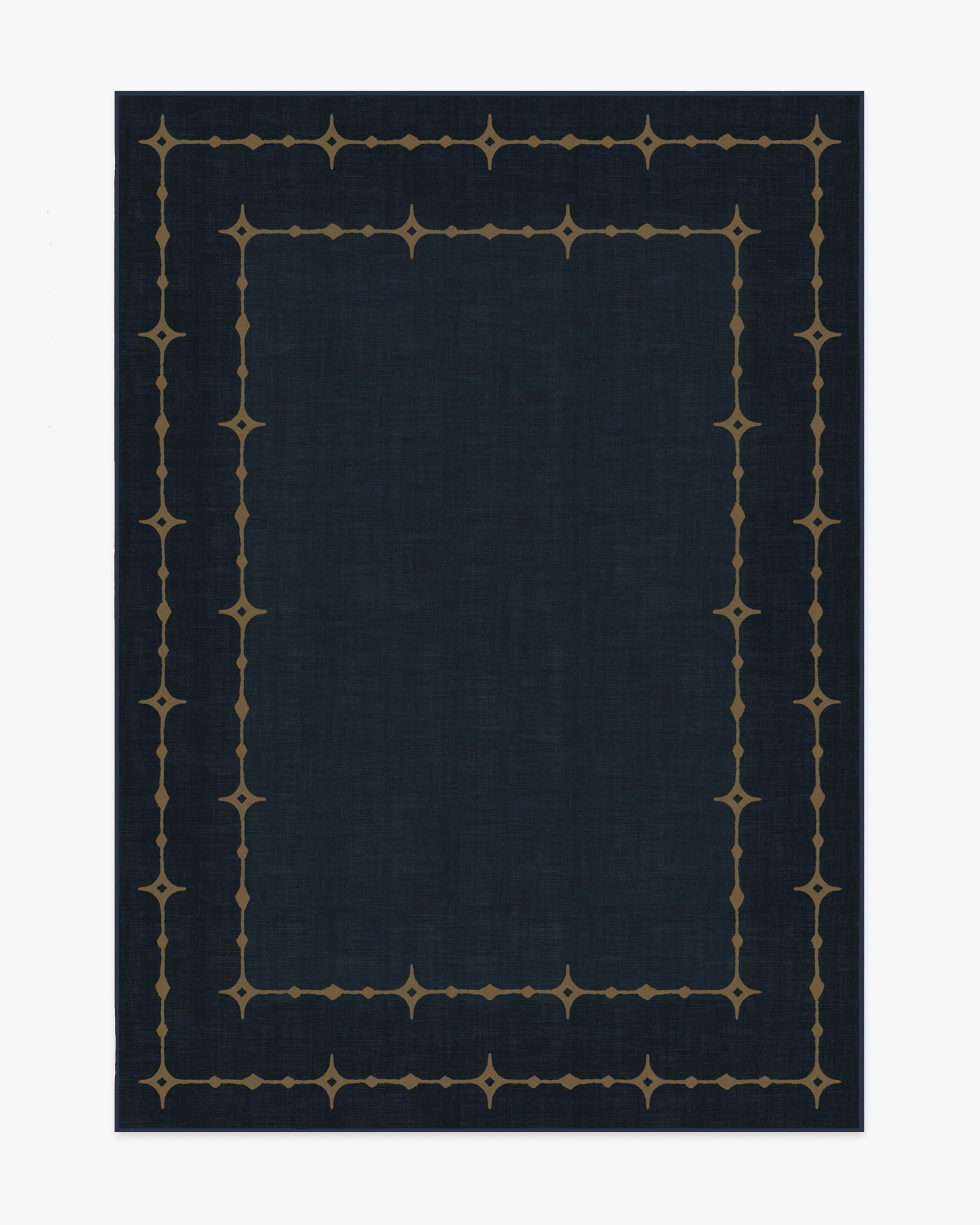 Sparkle Border Dark Navy Rug