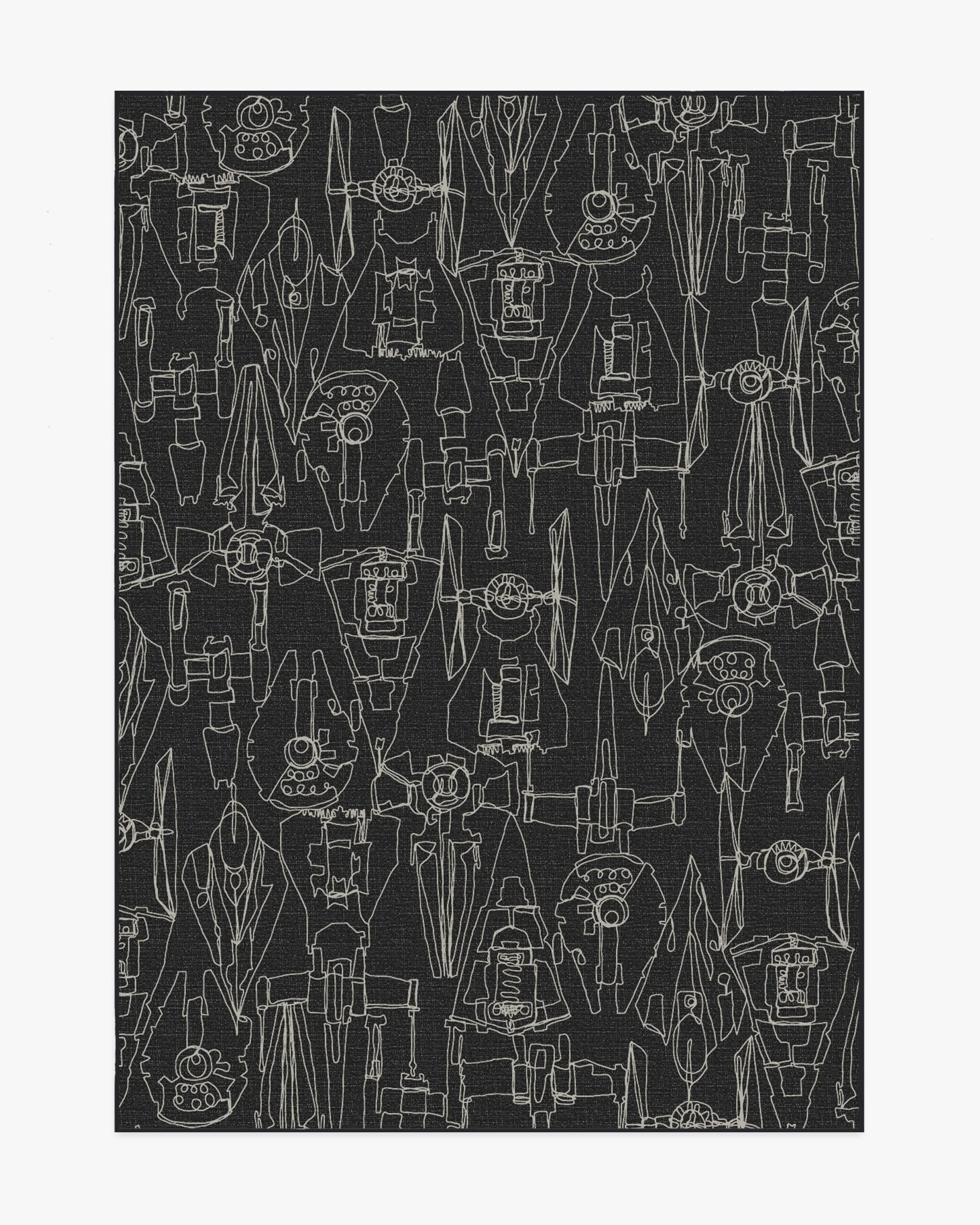 Star Wars Armada Black Rug