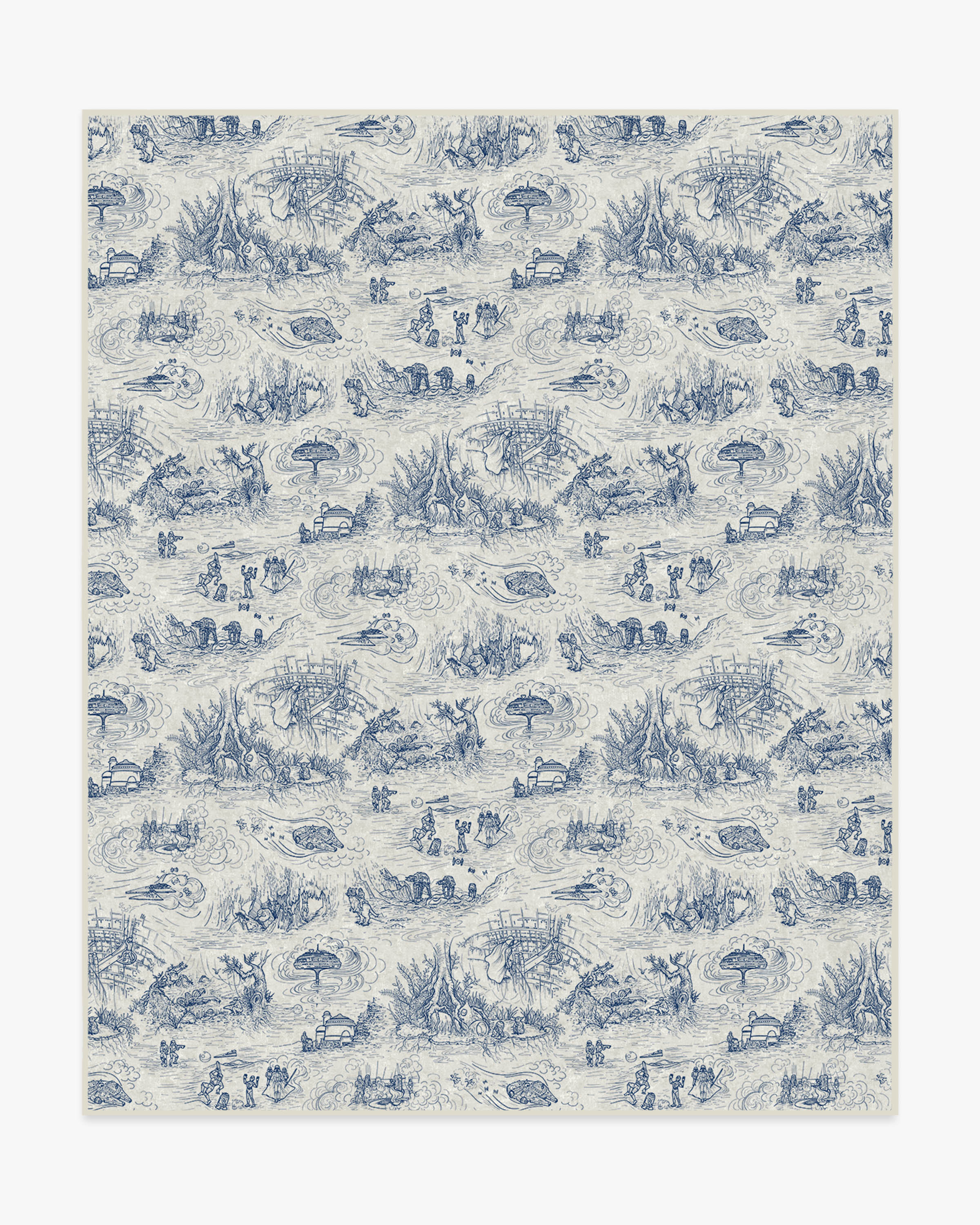 Star Wars Toile Blue Rug - Image 10
