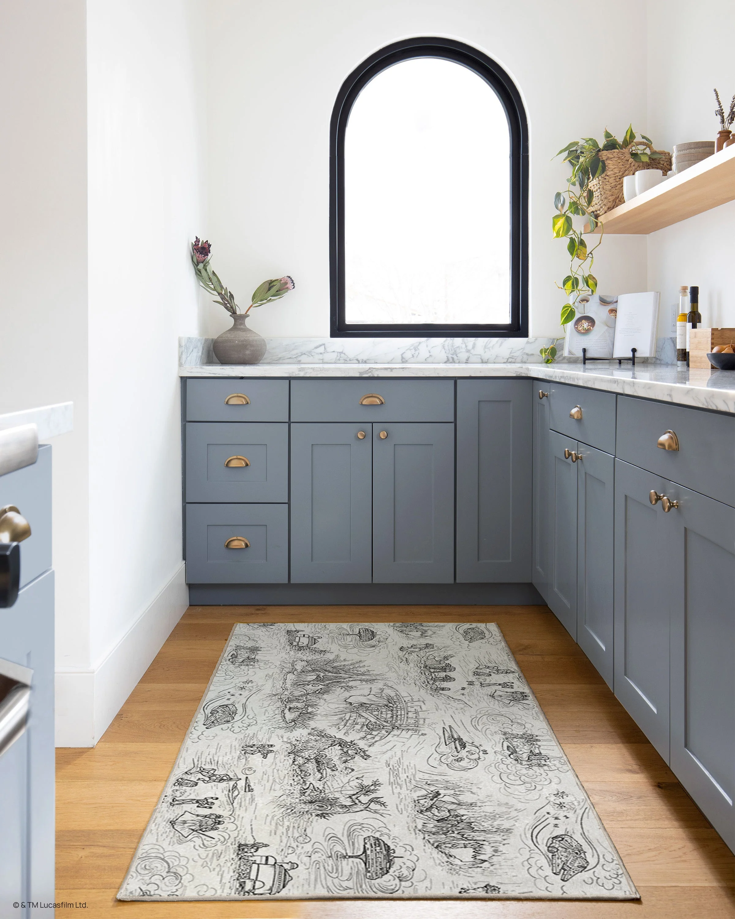 Star Wars Toile White Rug - Image 7