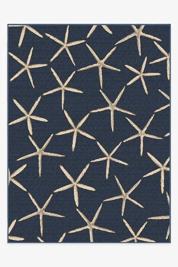 Starfish Navy Flatwoven Rug - Image 16