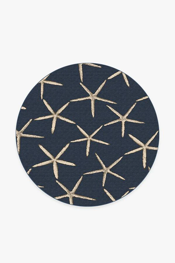 Starfish Navy Flatwoven Rug - Image 17