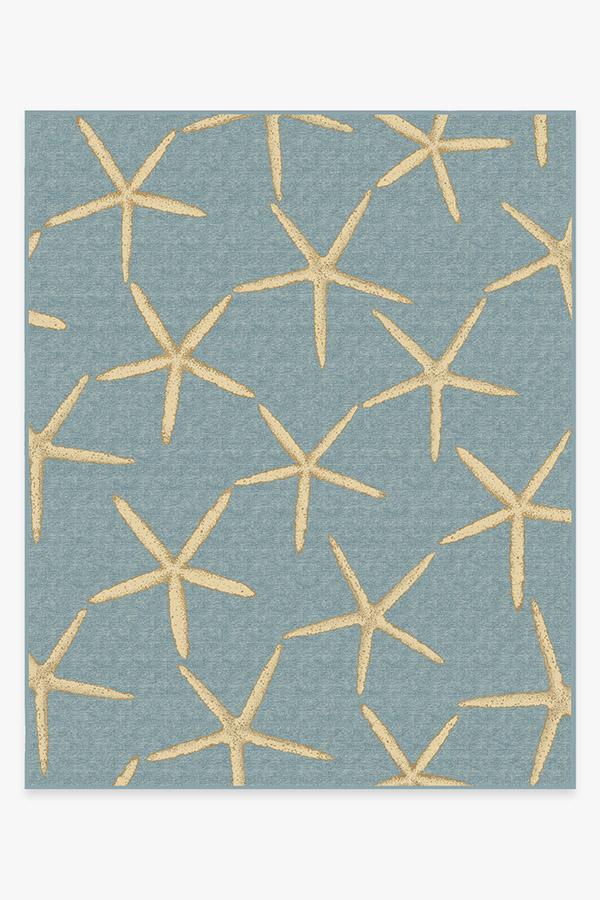 Starfish Pale Blue Flatwoven Rug - Image 15