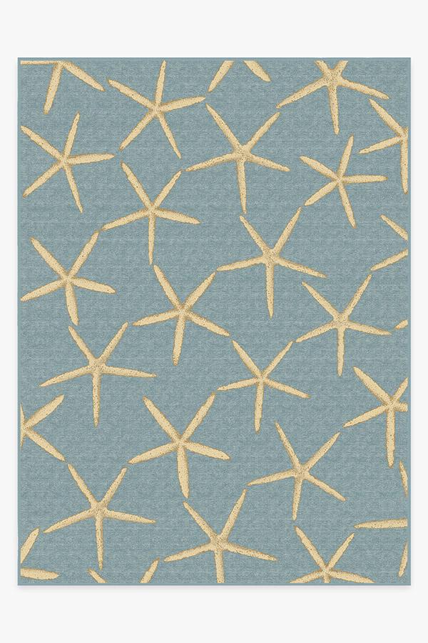 Starfish Pale Blue Flatwoven Rug - Image 16