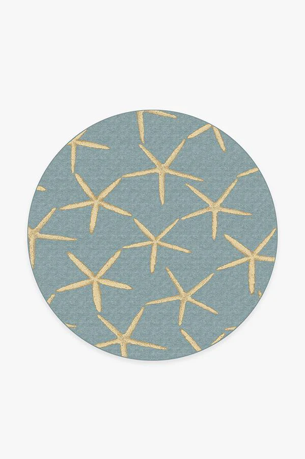 Starfish Pale Blue Flatwoven Rug - Image 17