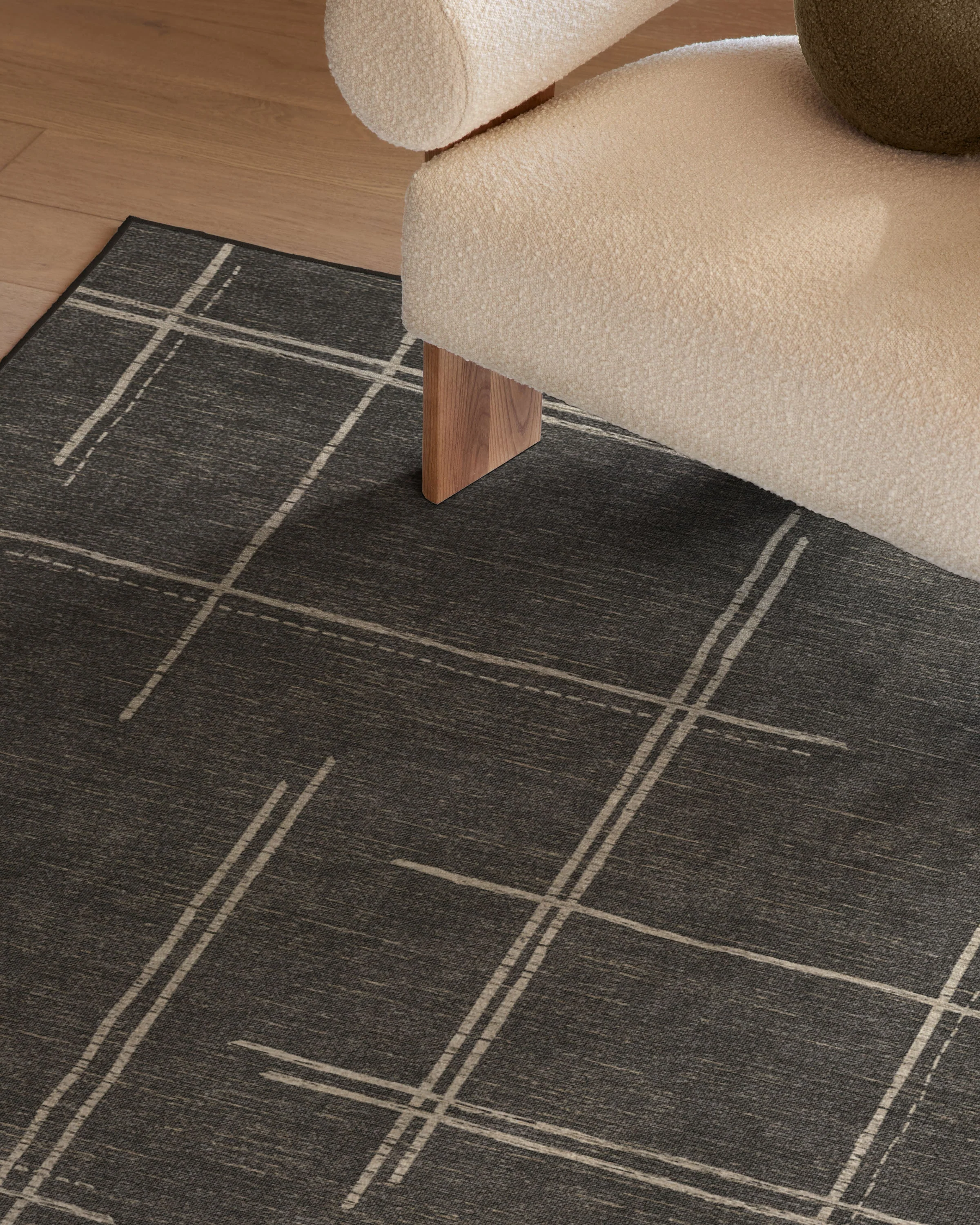 Stellan Charcoal Flatwoven Rug - Image 3