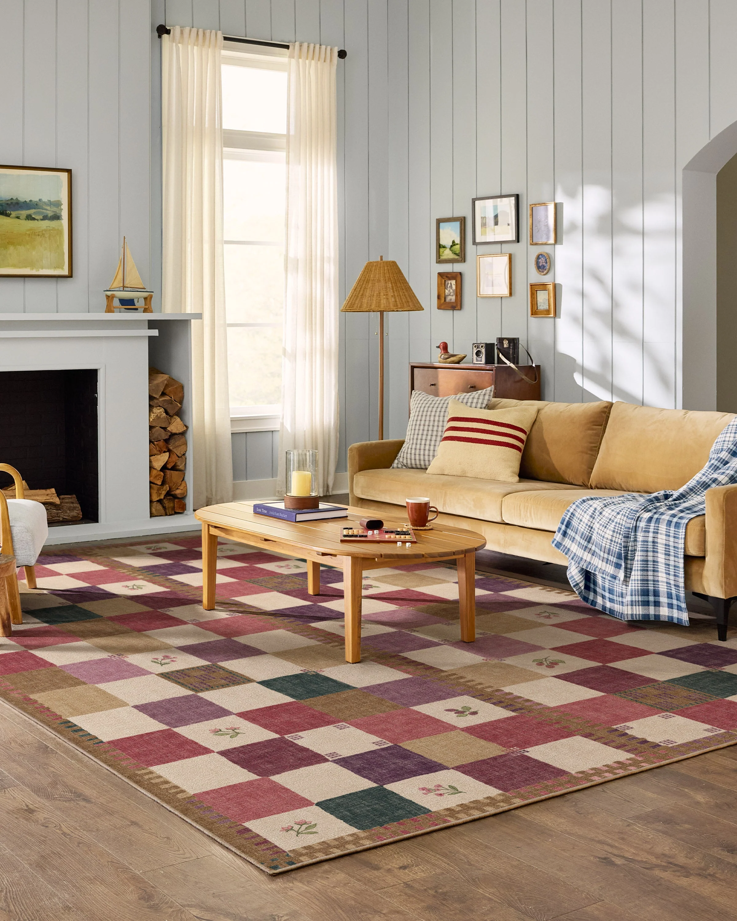 Stonefruit Red Flatwoven Rug - Image 8