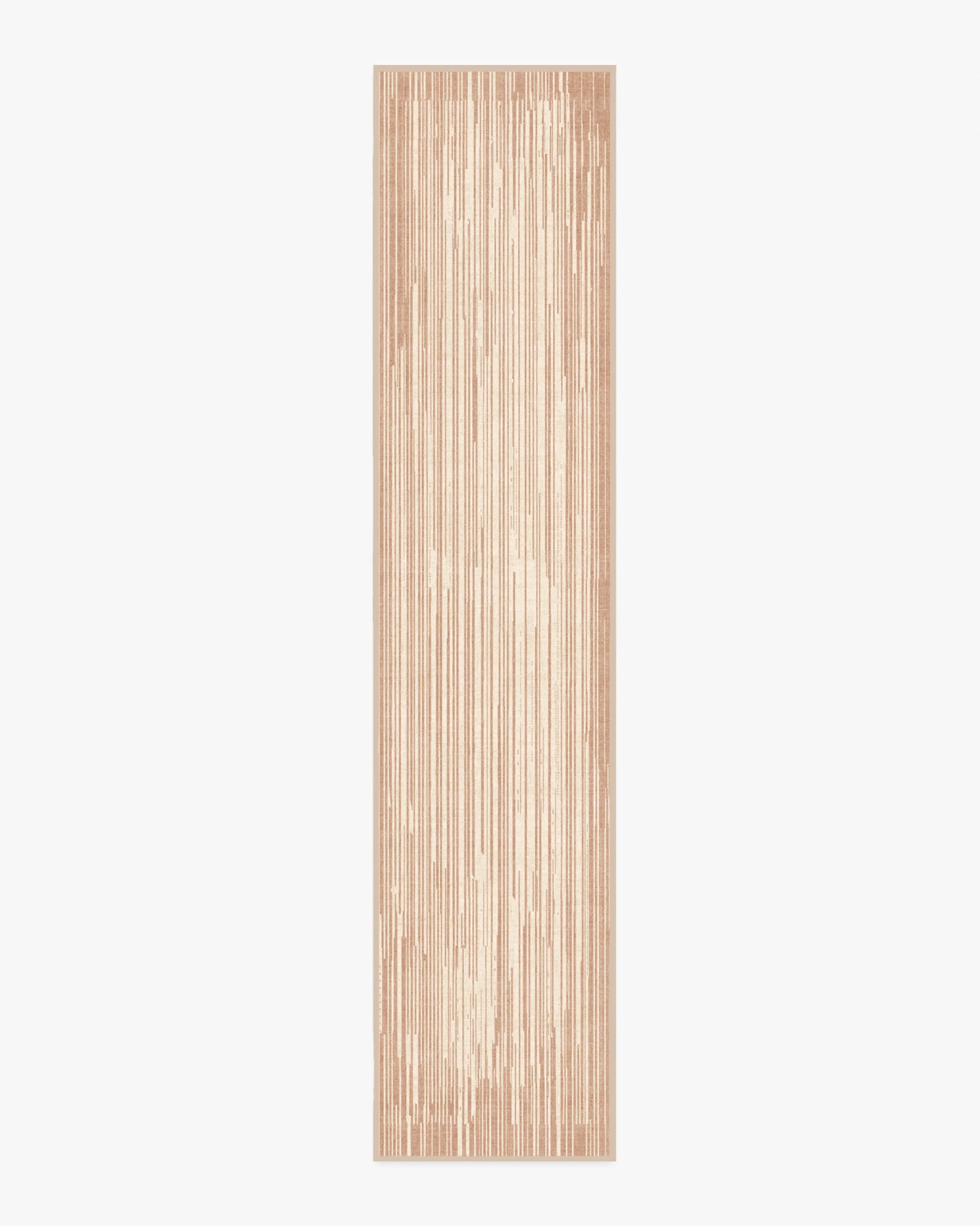 Striated Border Neutral Flatwoven Rug - Image 5