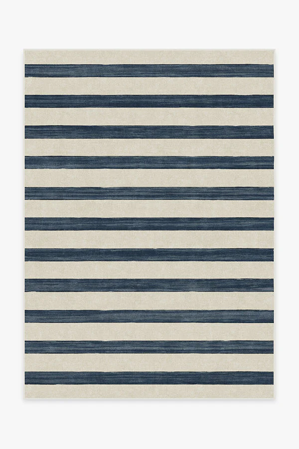 Sumi Sailor Stripe Navy Rug