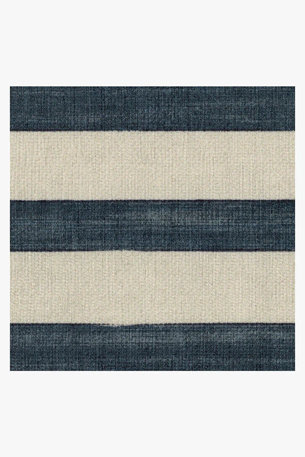 Sumi Sailor Stripe Navy Rug - Image 12