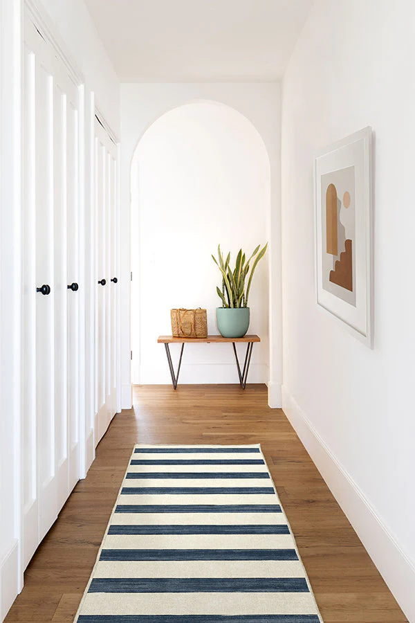 Sumi Sailor Stripe Navy Rug - Image 15