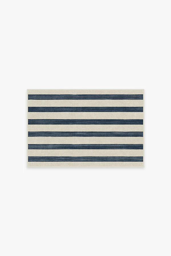 Sumi Sailor Stripe Navy Rug - Image 2