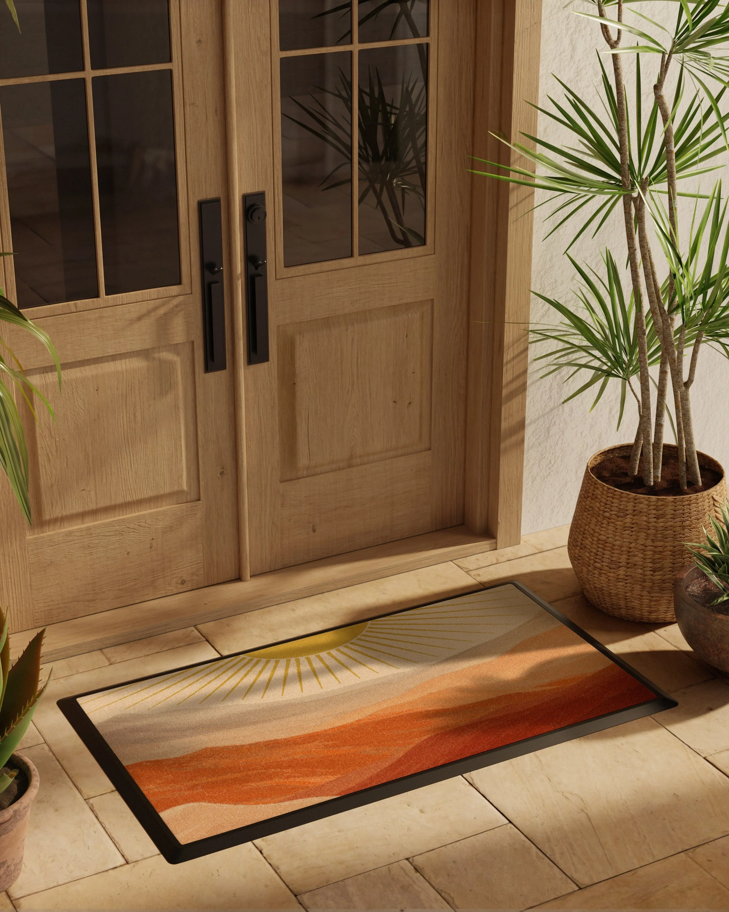 Sunrise Mountain Daylight Large Doormat - Image 2