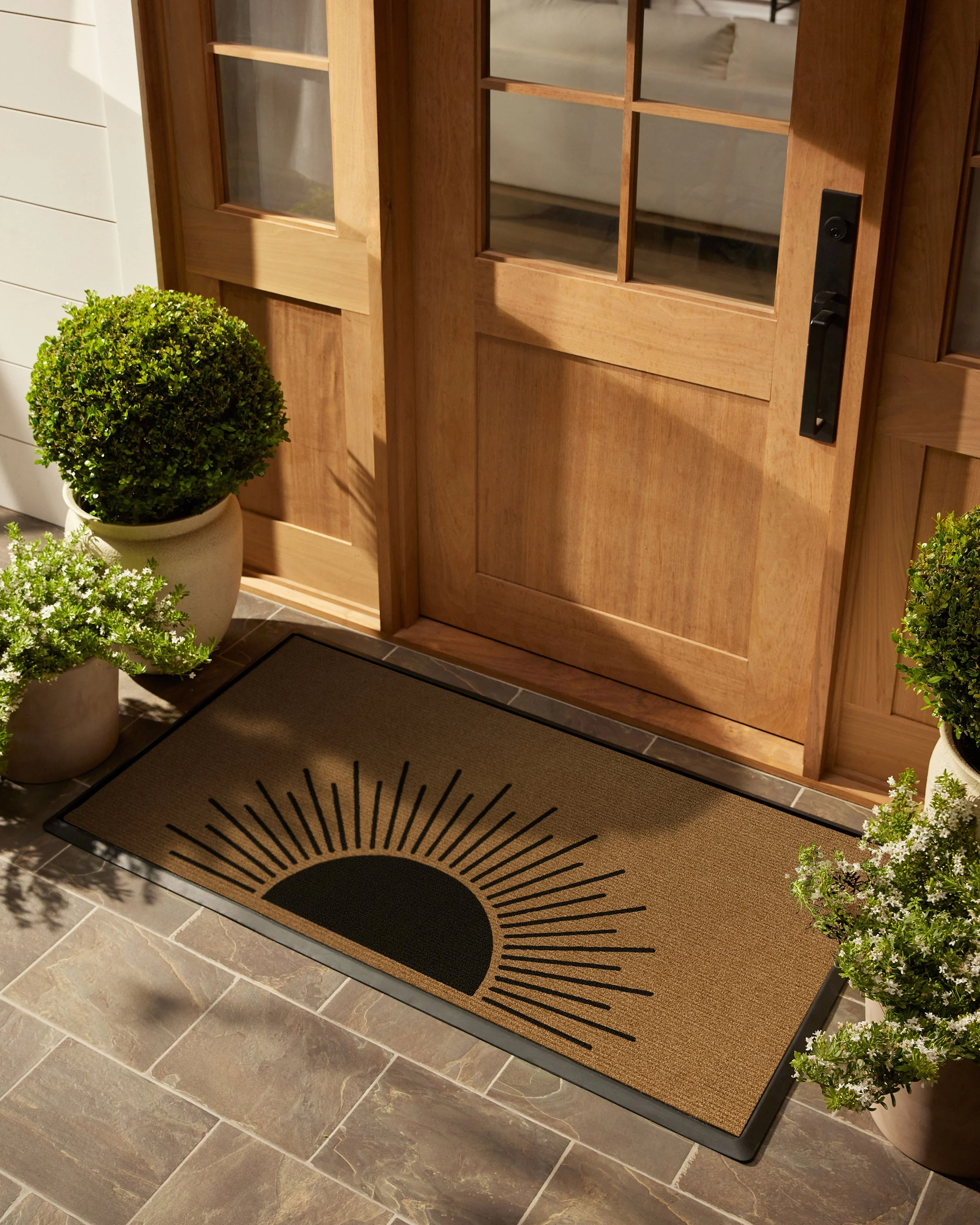 Sunshine Welcome Black Large Doormat - Image 3
