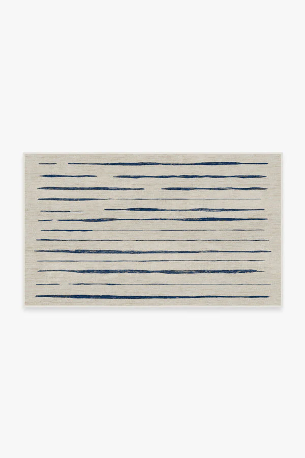 Talas Stripe Indigo Rug - Image 13