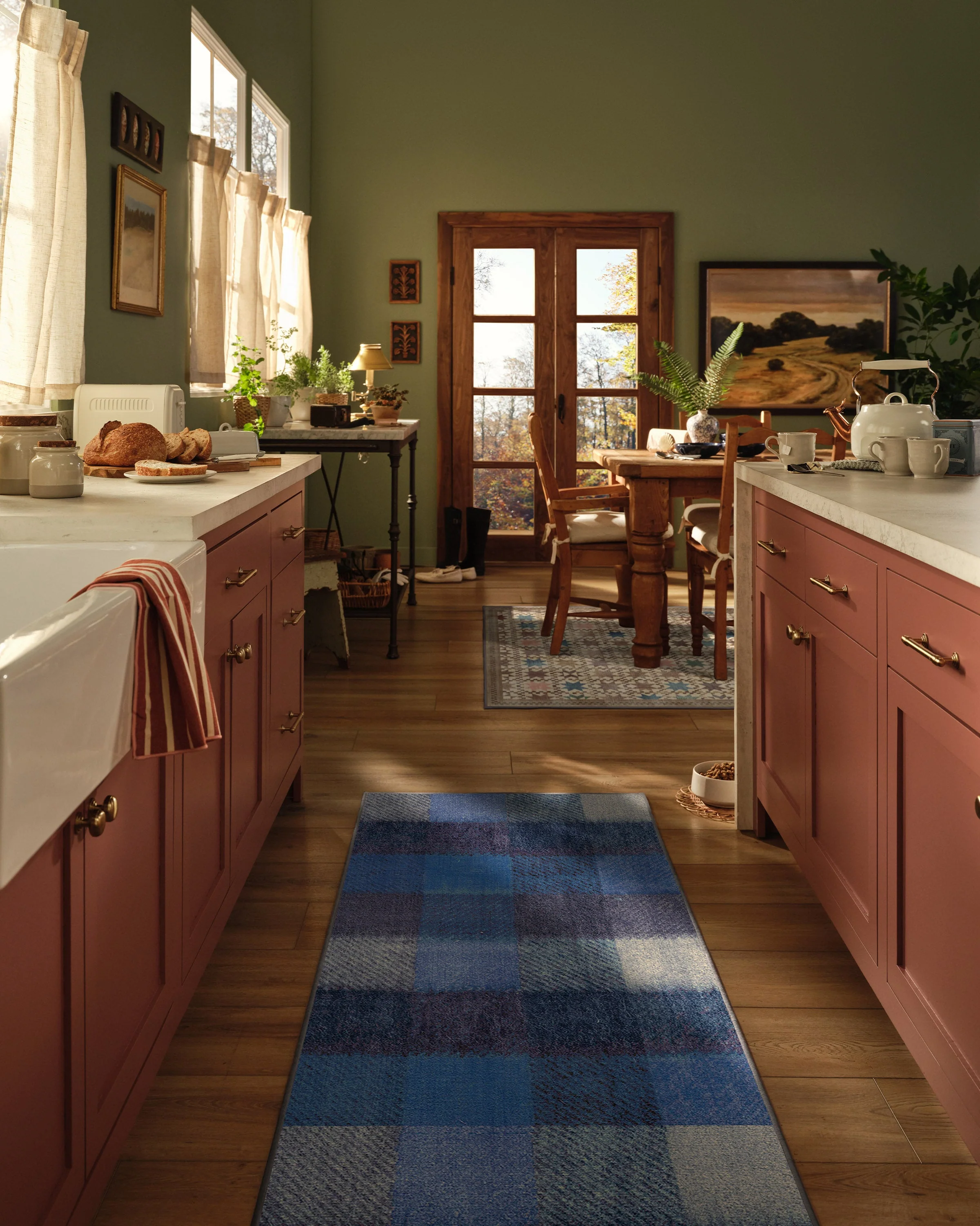 Tallitha Blue & Plum Rug - Image 4