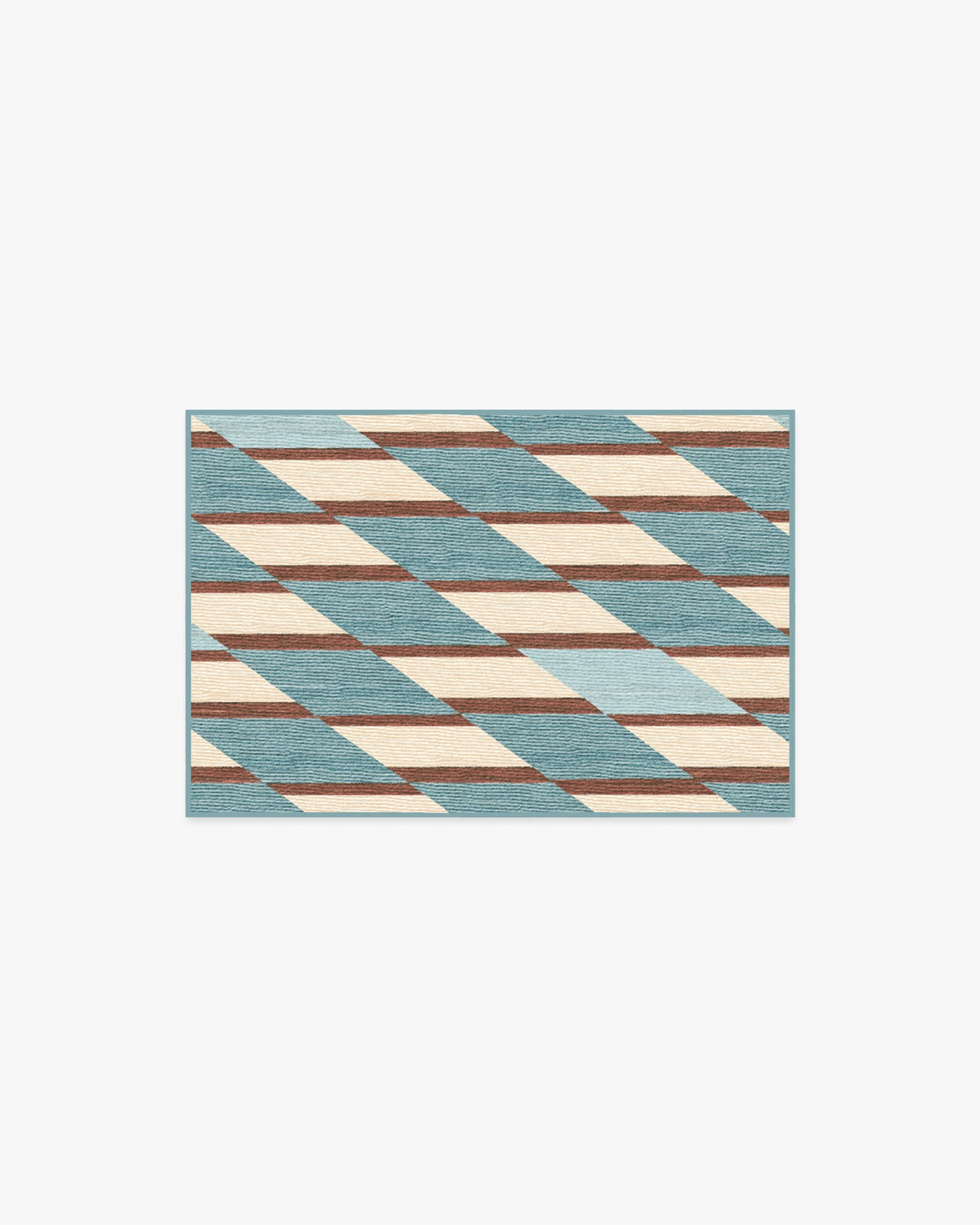 Tess Slate Blue Flatwoven Rug - Image 6