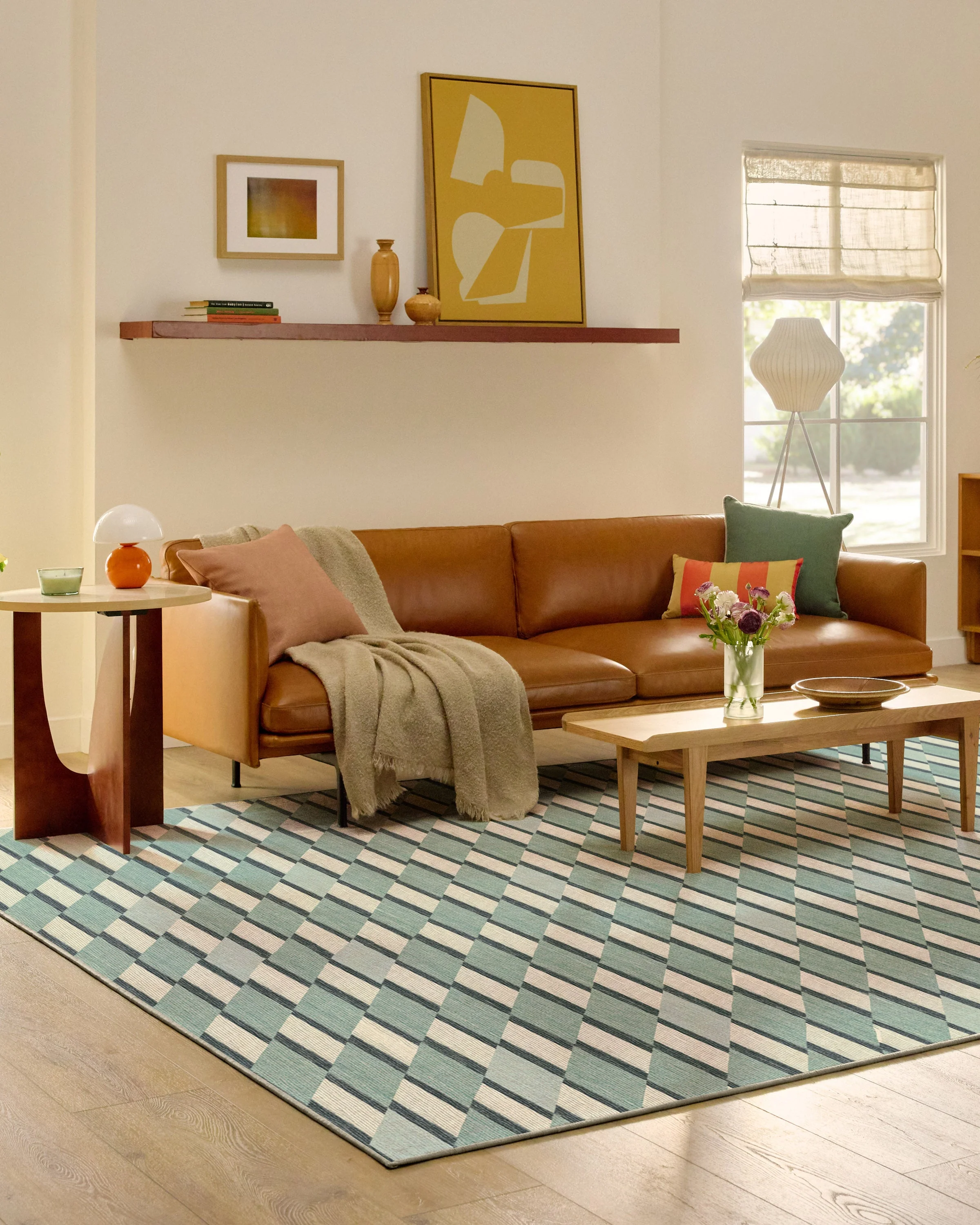 Tess Soft Teal Rug - Image 2