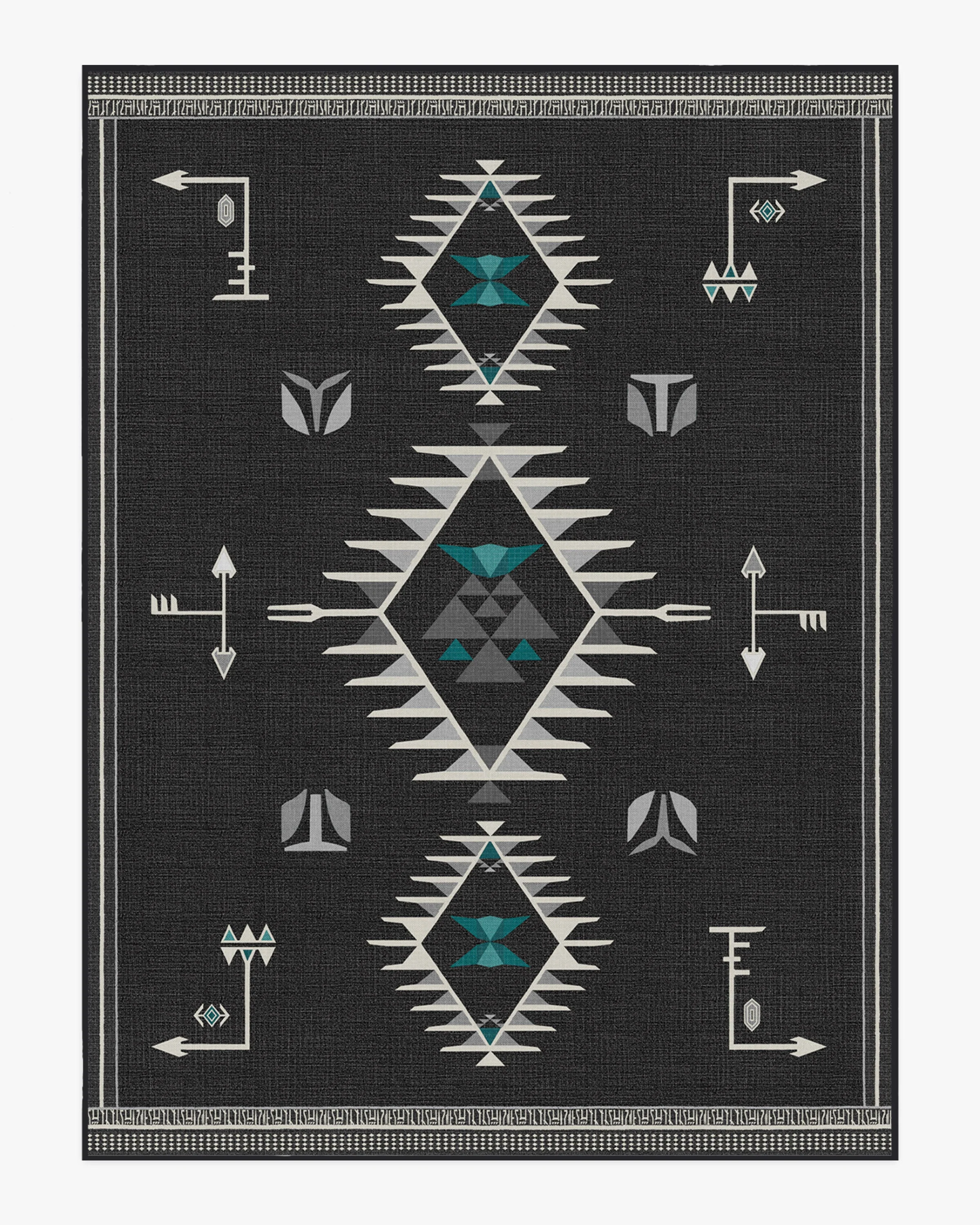 The Child Charcoal Flatwoven Rug - Image 15