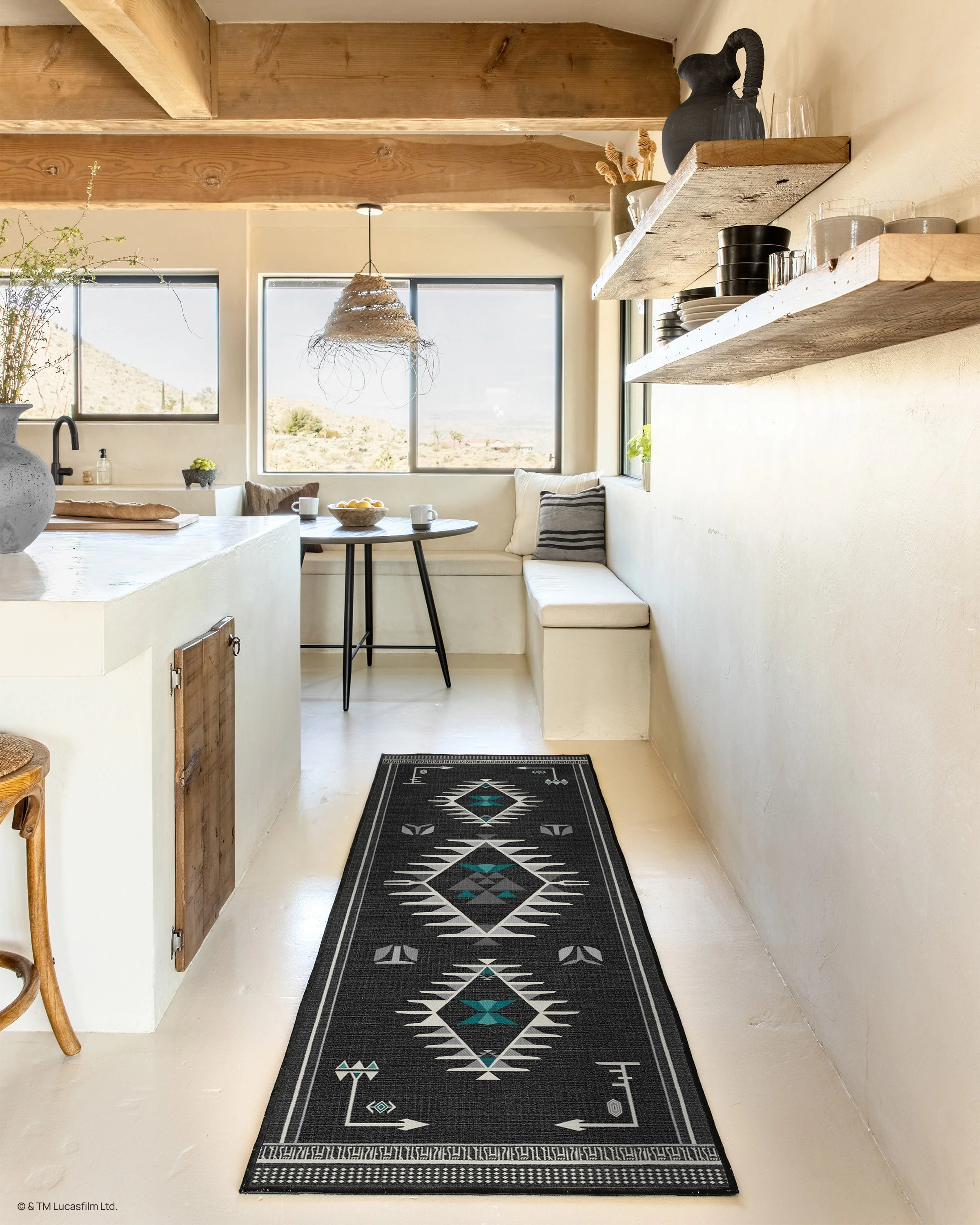 The Child Charcoal Flatwoven Rug - Image 4