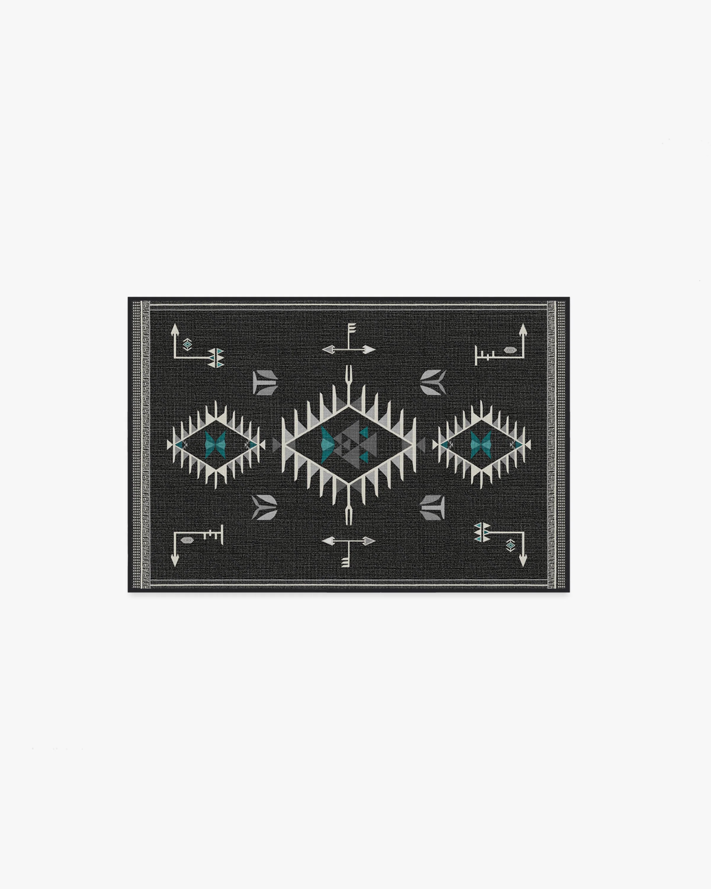 The Child Charcoal Flatwoven Rug - Image 5