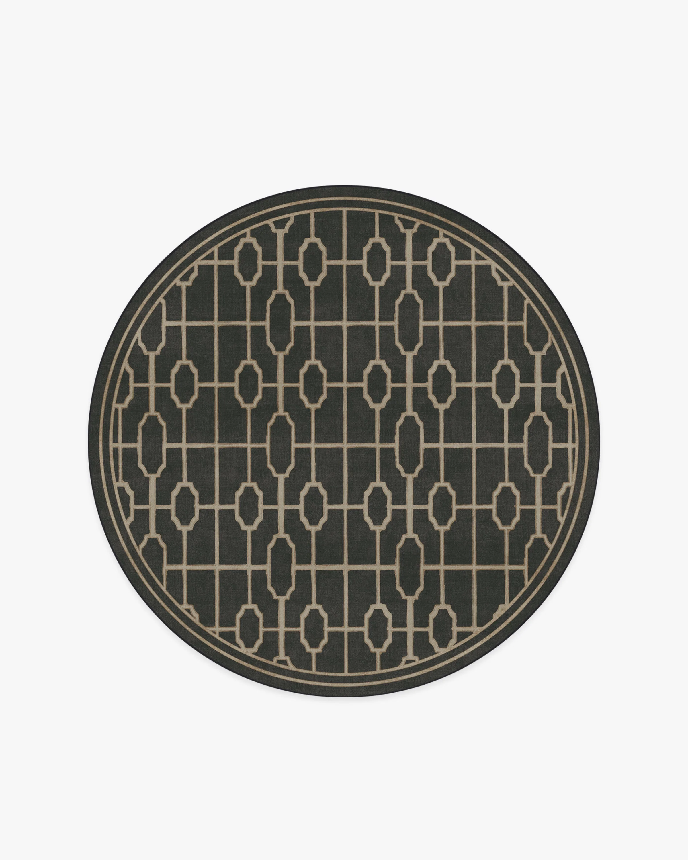 Diana Trellis Black & Gold Flatwoven Rug by The Hiltons - Image 19