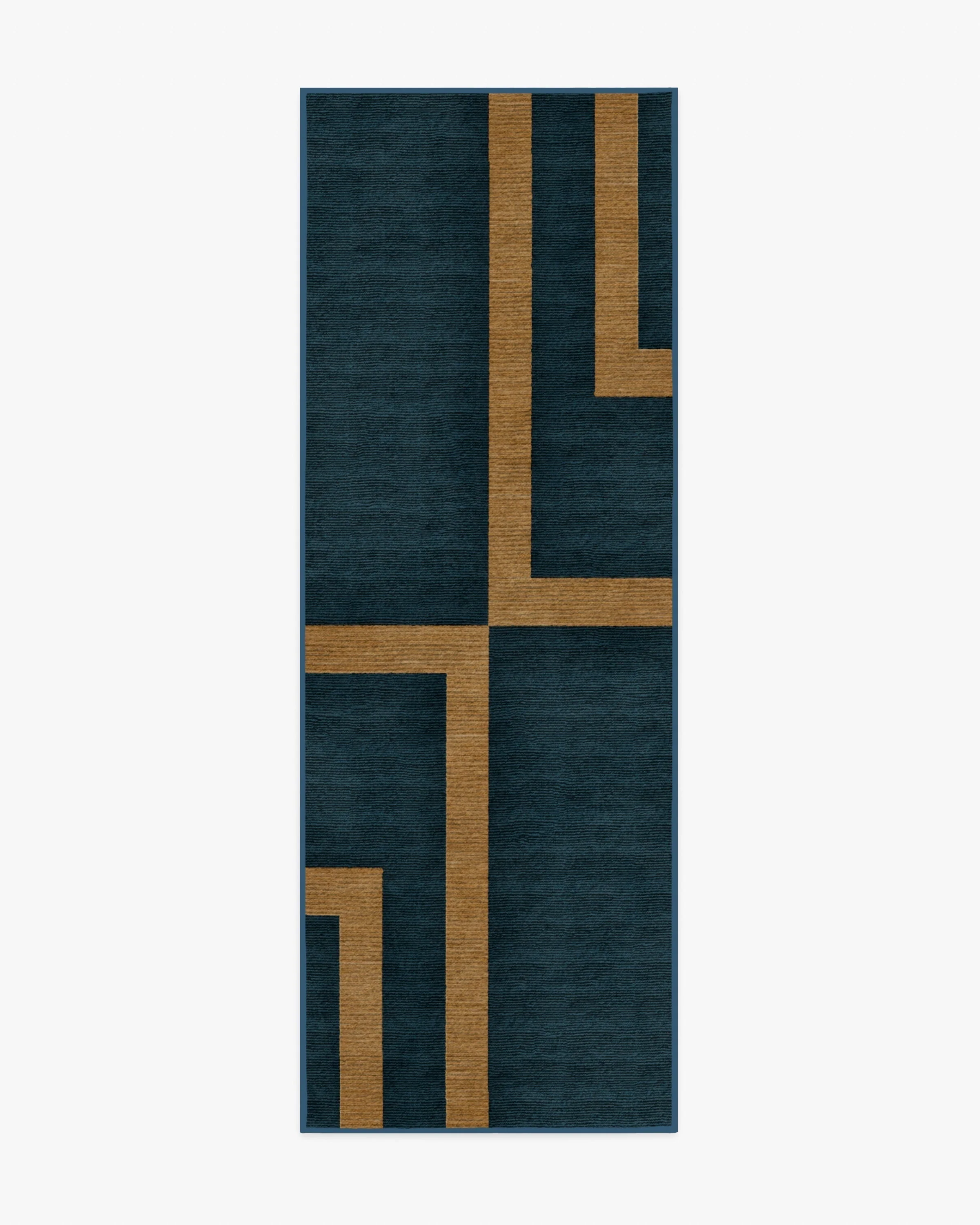 Aldo Indigo & Ochre Rug by The Local Project - Image 16