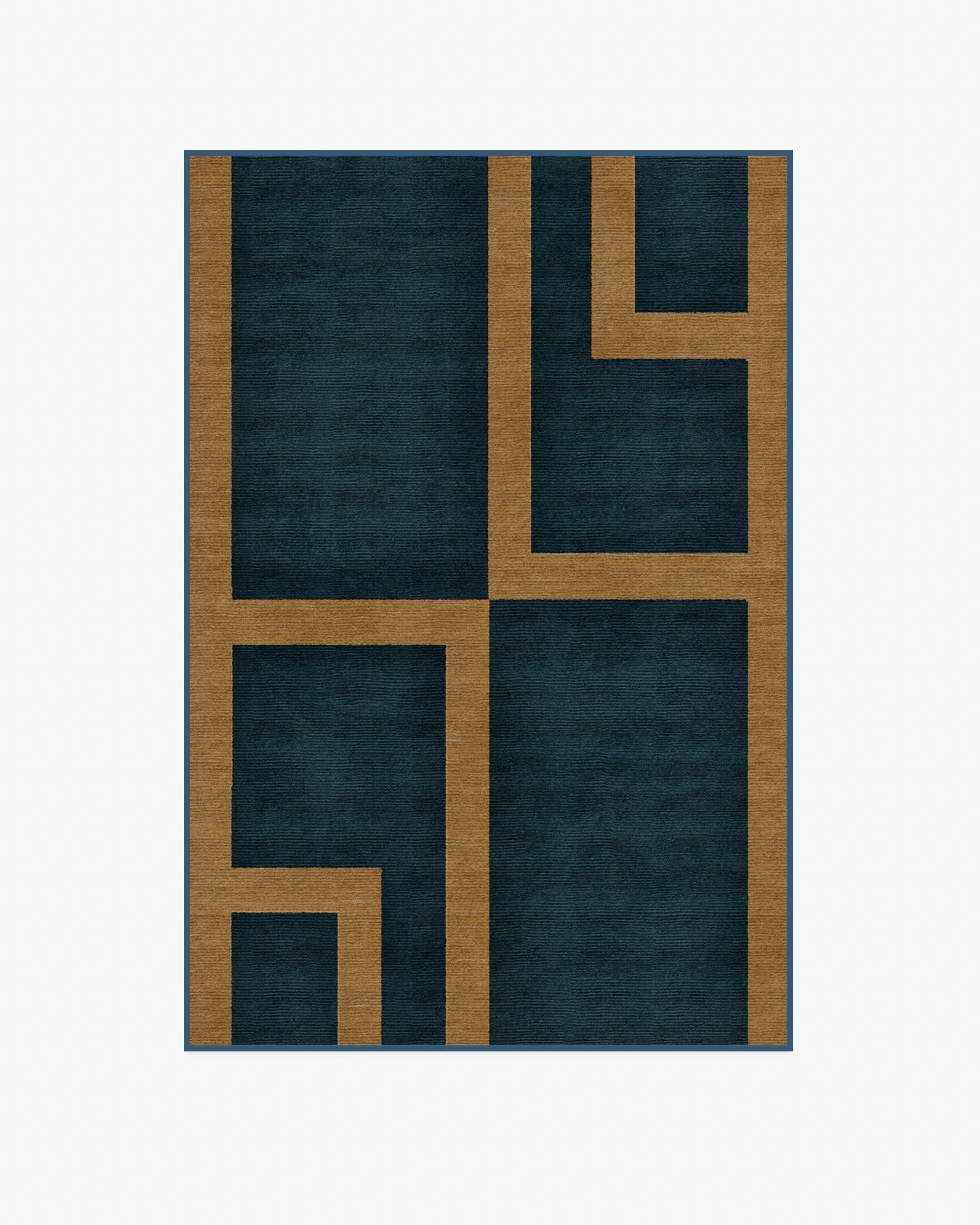 Aldo Indigo & Ochre Rug by The Local Project - Image 5