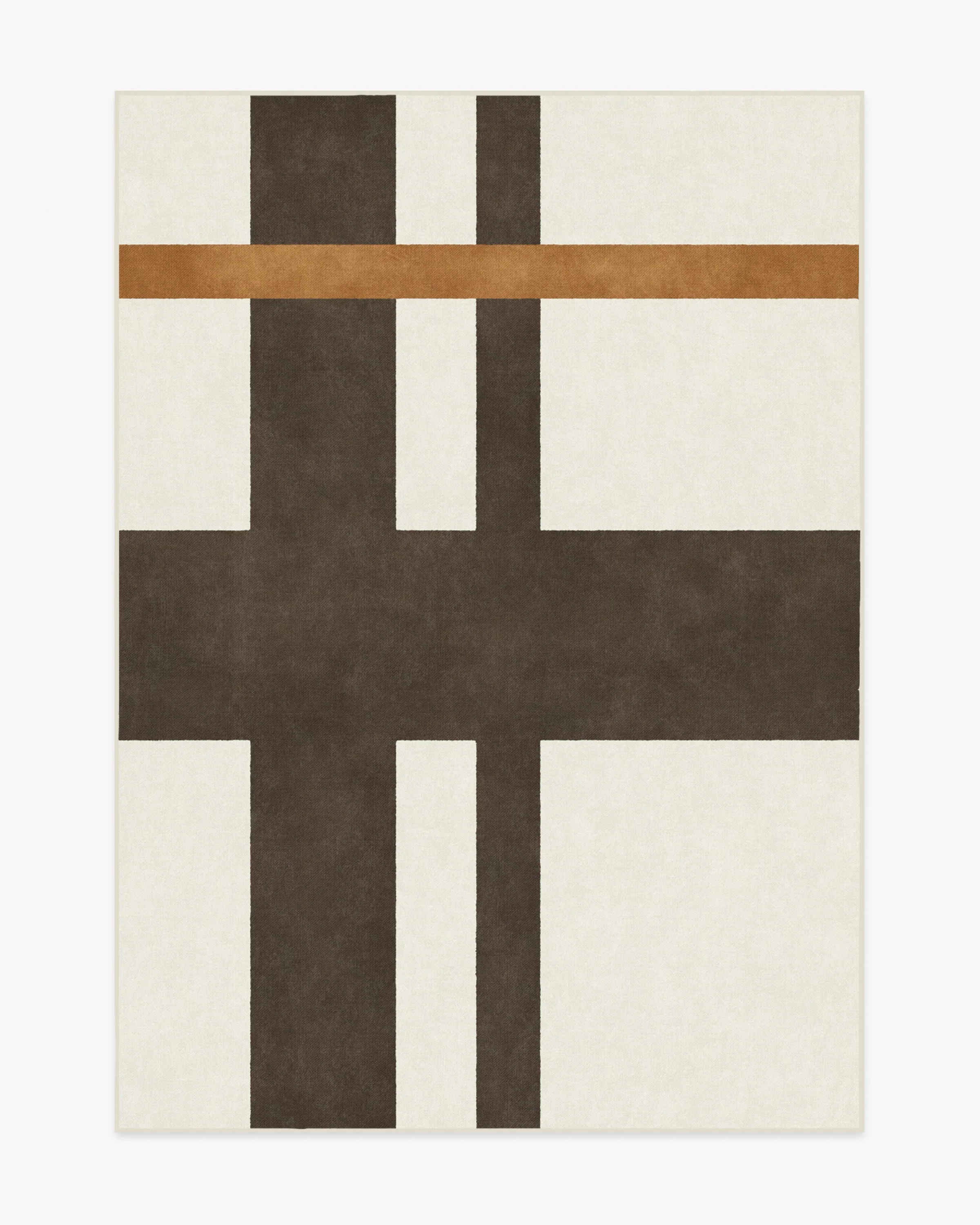Scala Ivory & Brown Rug by The Local Project