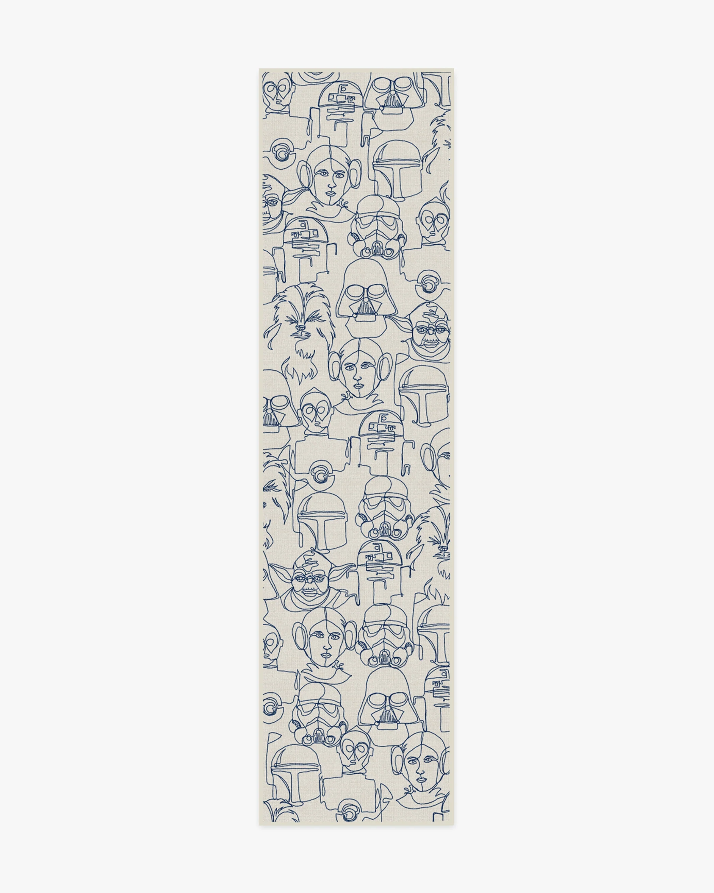 The Saga Delft Blue Flatwoven Rug - Image 12