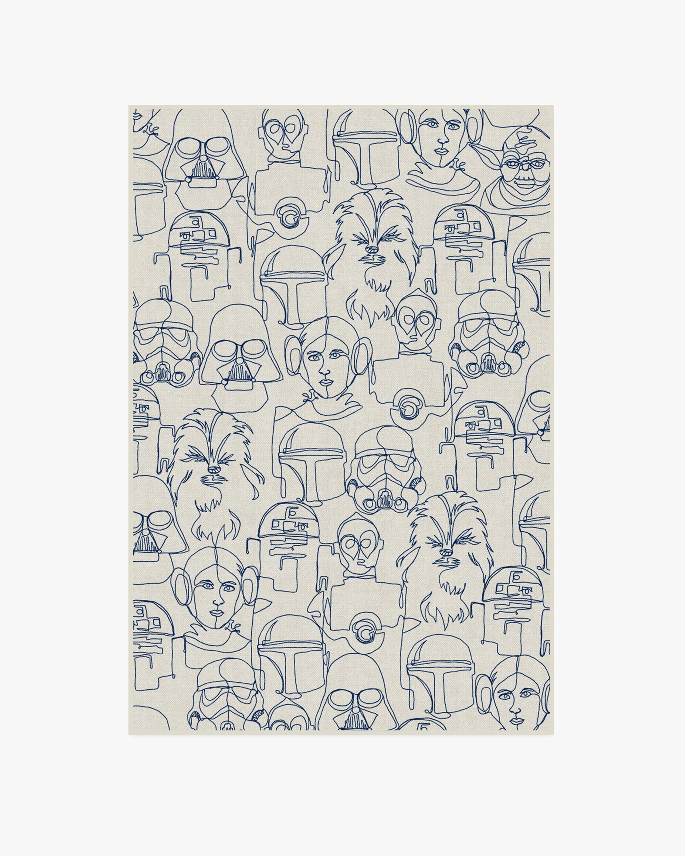 The Saga Delft Blue Flatwoven Rug - Image 13