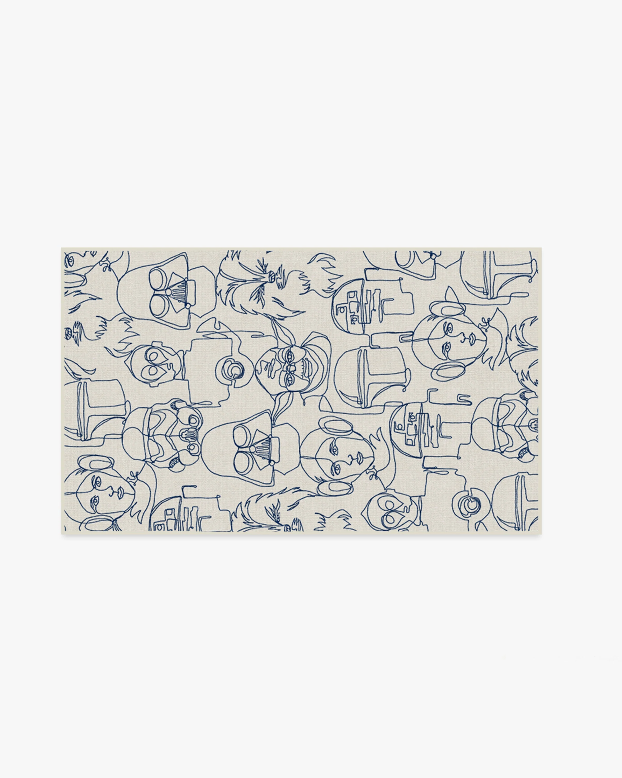 The Saga Delft Blue Rug - Image 6