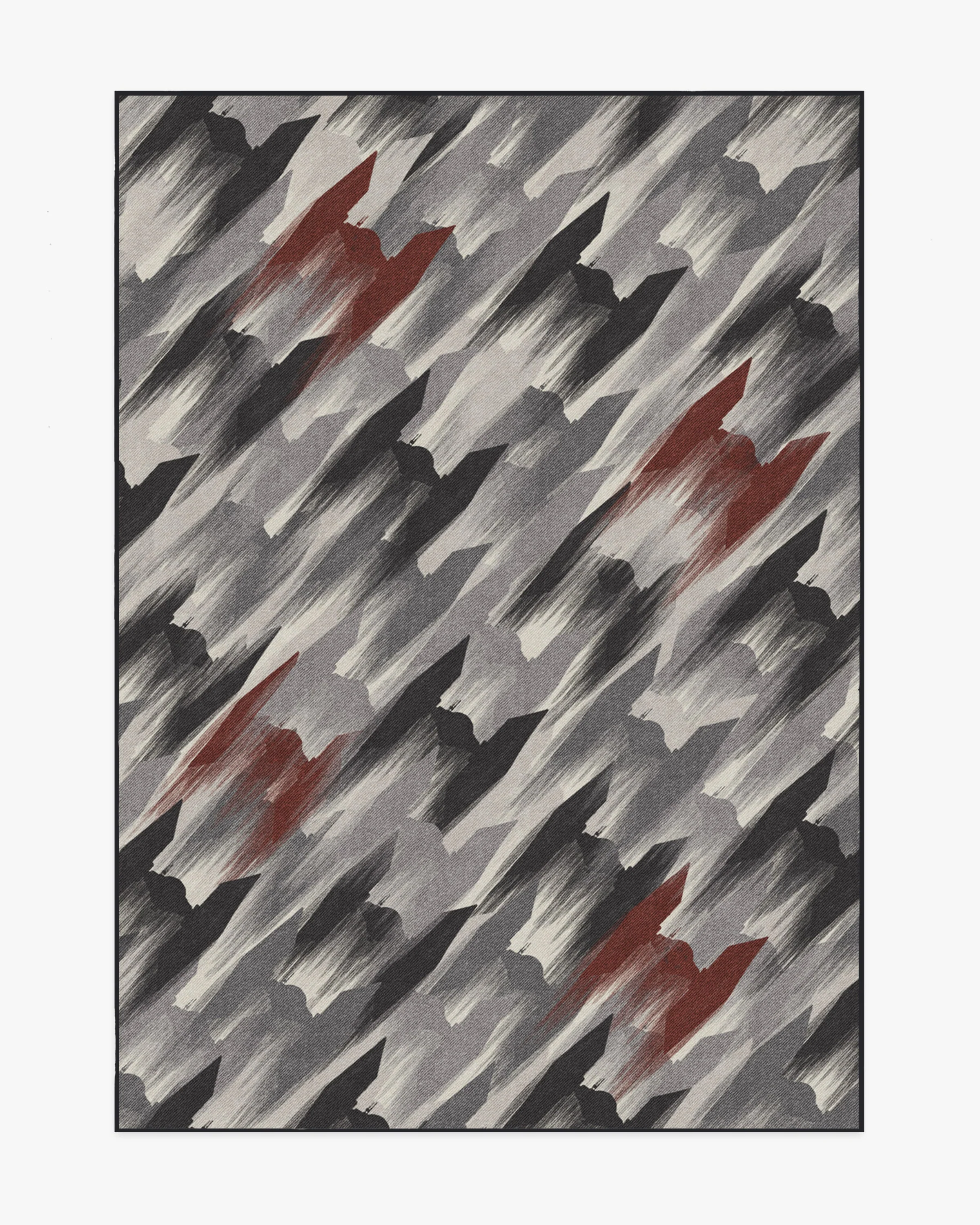 TIE Fighter Houndstooth Black Rug