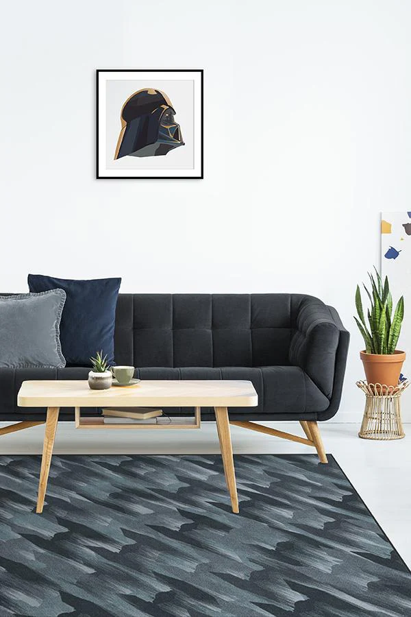 TIE Fighter Houndstooth Blue Rug - Image 10