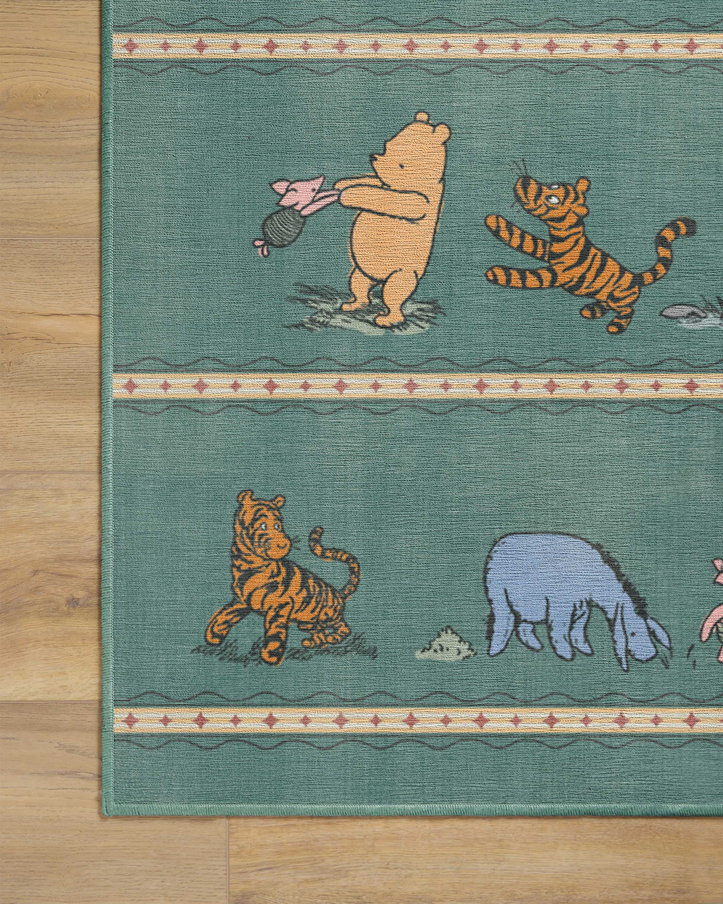 Time With Friends Teal Rug - Image 4