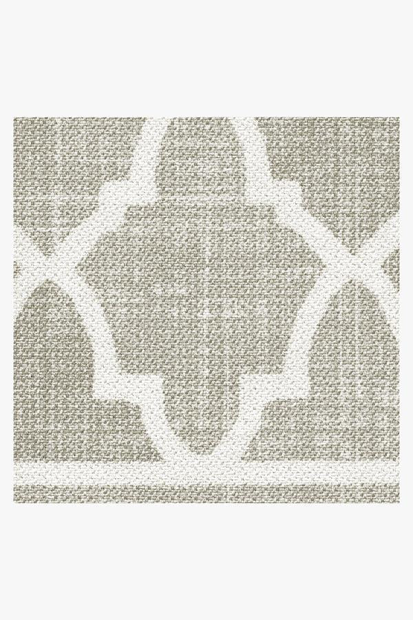 Varia Trellis Stone Outdoor Rug - Image 2