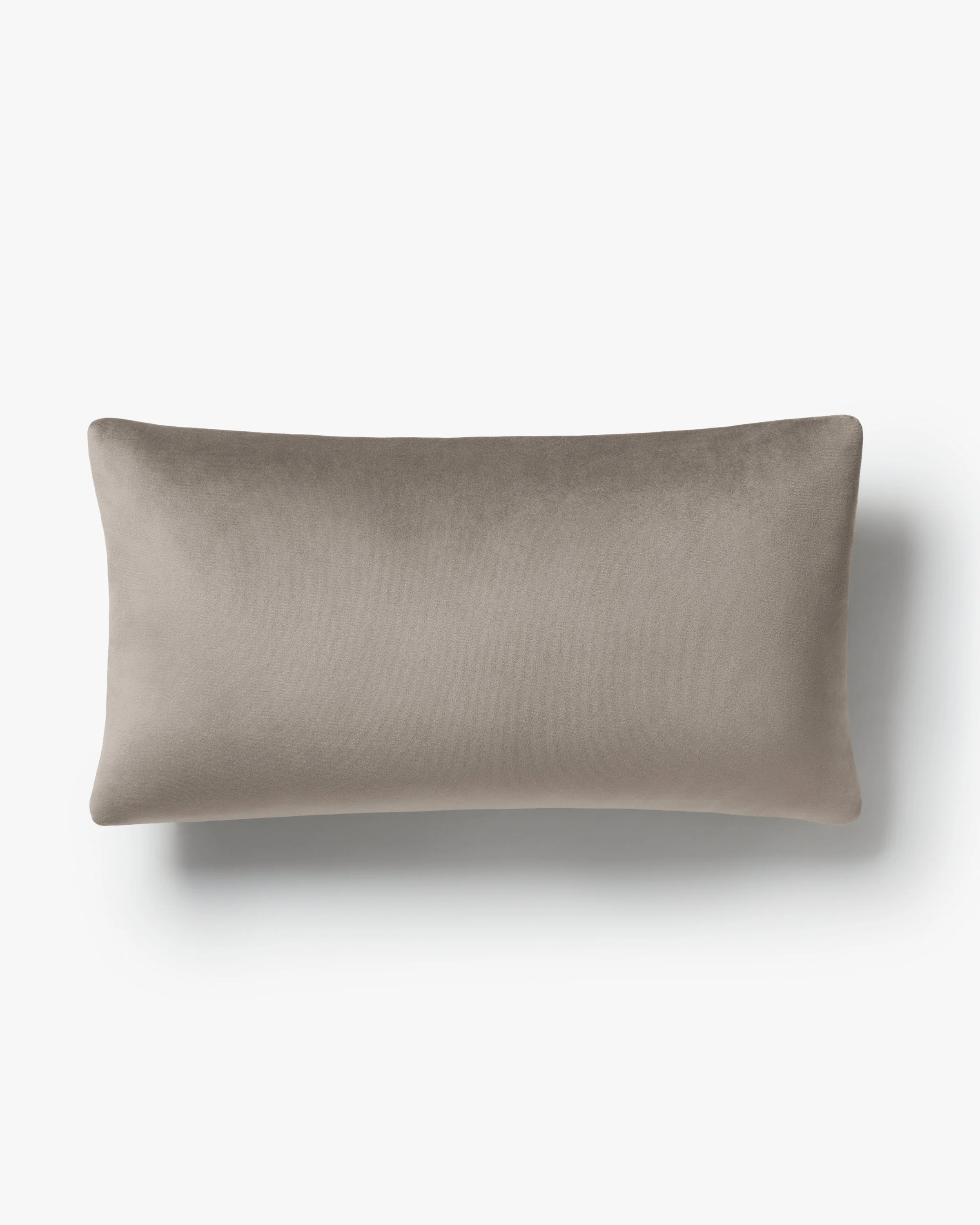 Grey Velvet Throw Pillow - Image 3